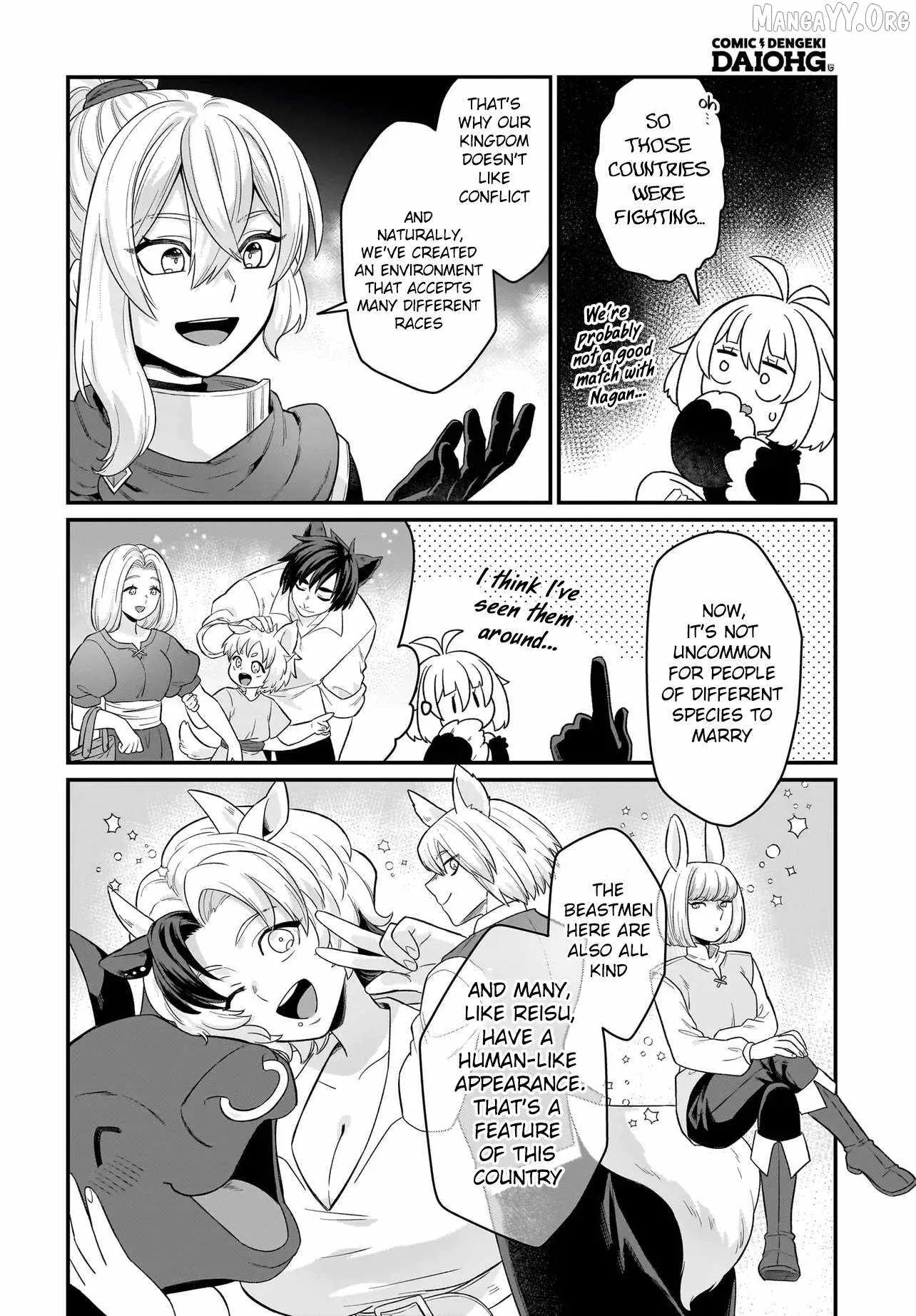 Dachoujuujin no wa Chamecha Musou Aho Kawaii Saikyou Shuzoku no Riidaa ni Narimashita Chapter 8 page 27
