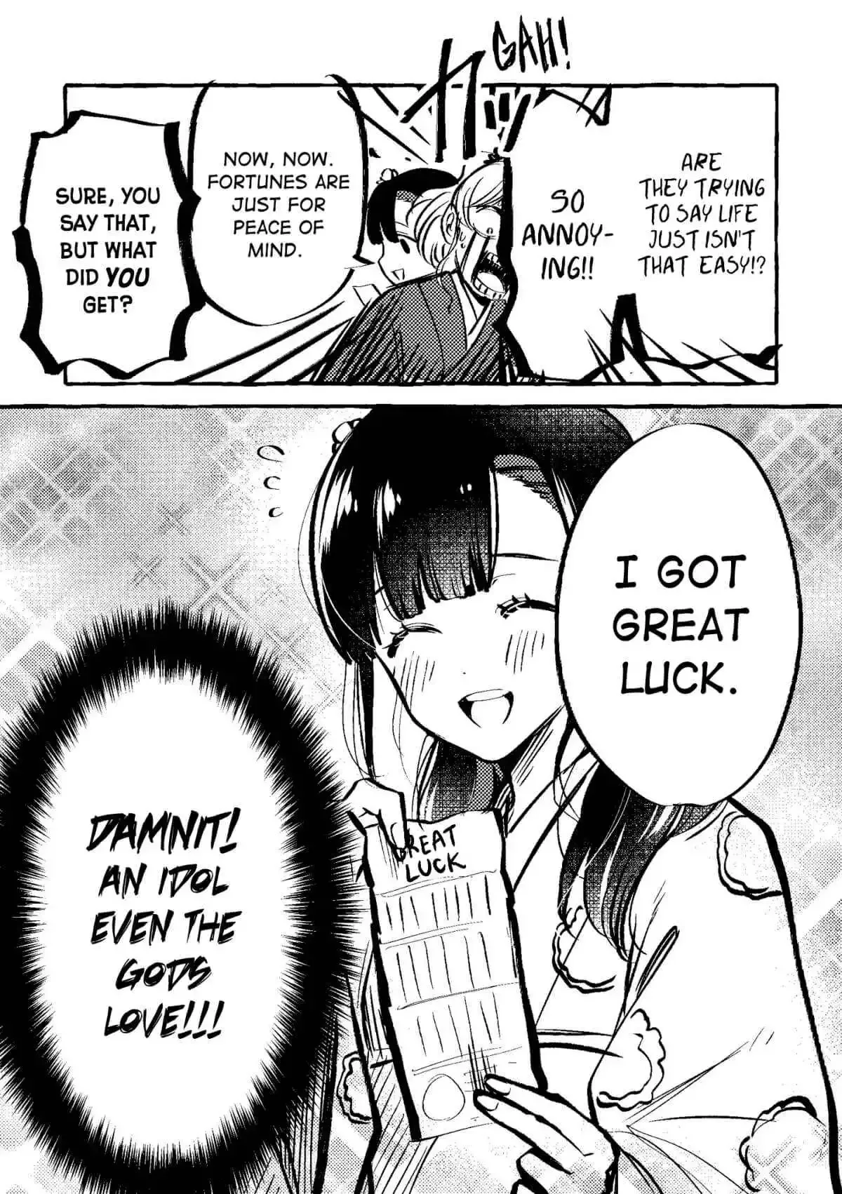Oni Ure Idol ga Kyou mo Watashi wo Oshitekuru Chapter 10.1 page 2