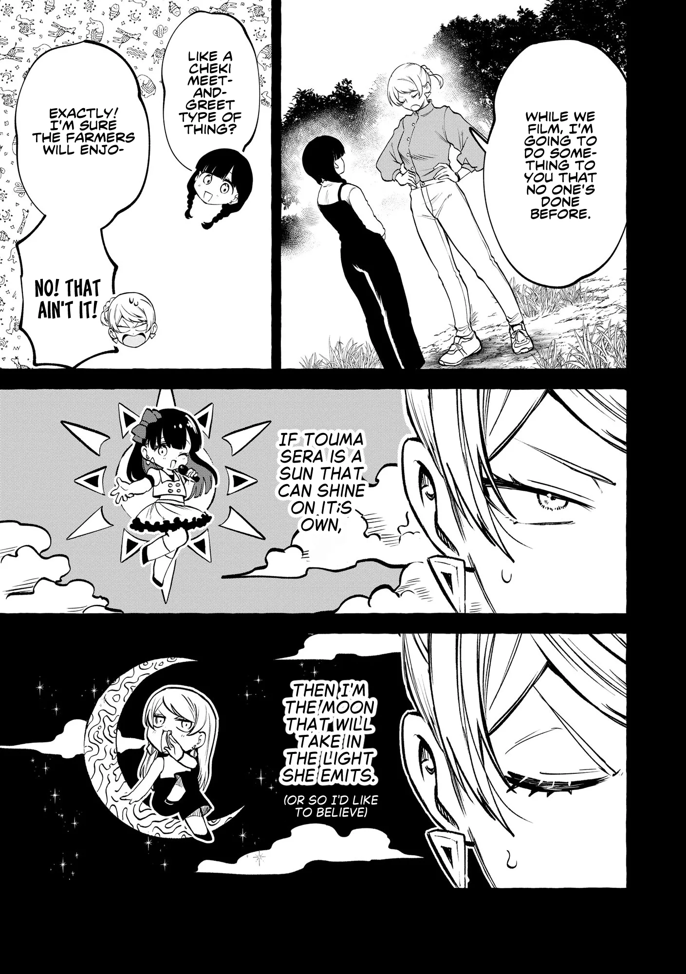 Oni Ure Idol ga Kyou mo Watashi wo Oshitekuru Chapter 20 page 17