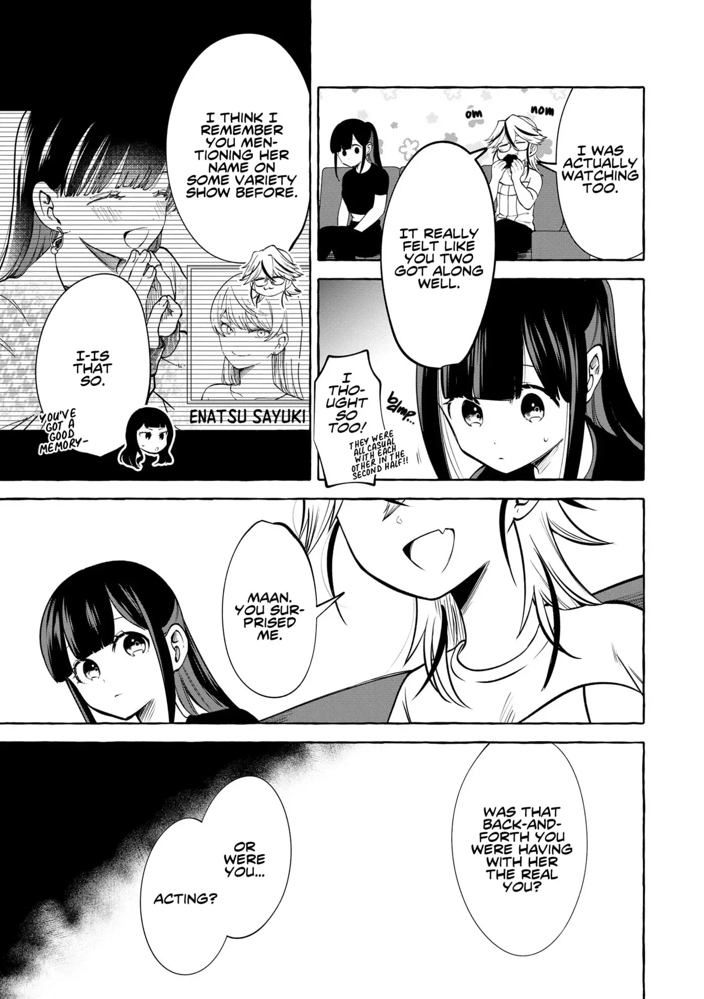 Oni Ure Idol ga Kyou mo Watashi wo Oshitekuru Chapter 21 page 9