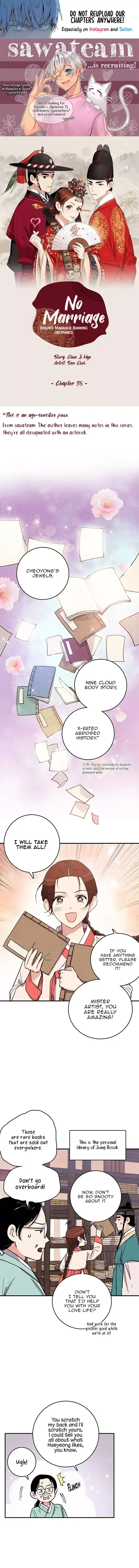 No Marriage Chapter 35 page 1