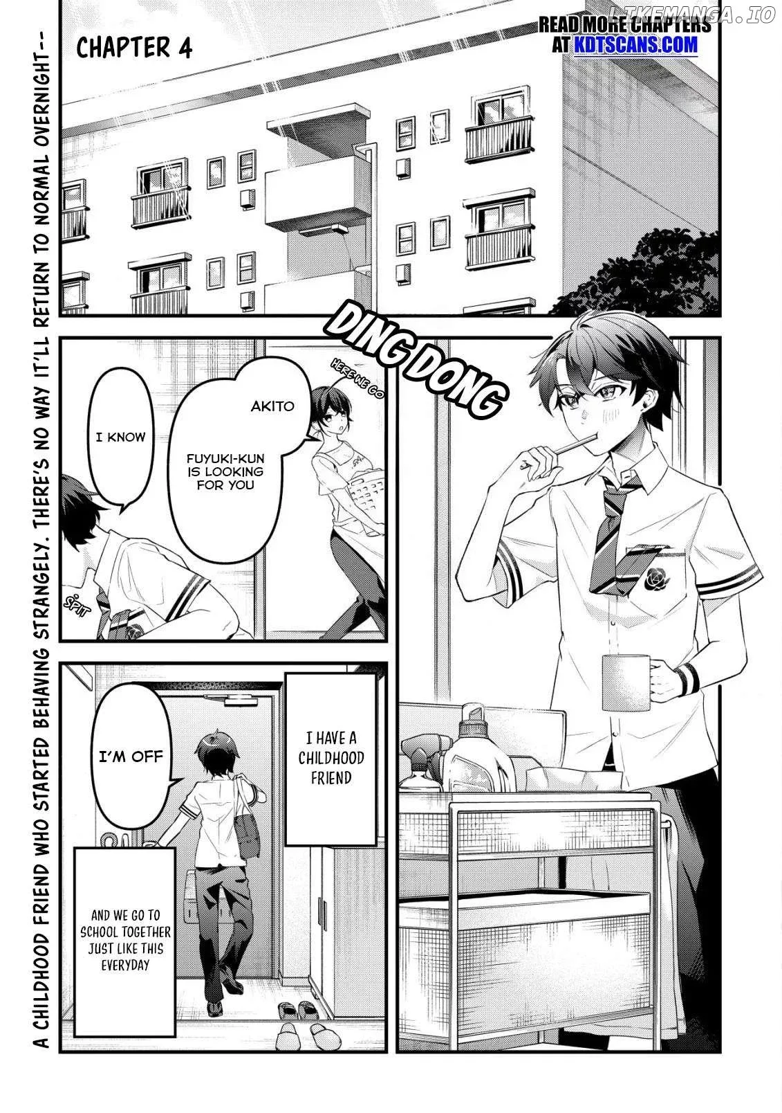 "OSANANAJIMI GA HOSHI" TO TSUBUYAITARA YOKU ISSHO NI ASOBU ONNA TOMODACHI NO YOSU GA HEN NI NATTA NDAGA Chapter 4 page 2