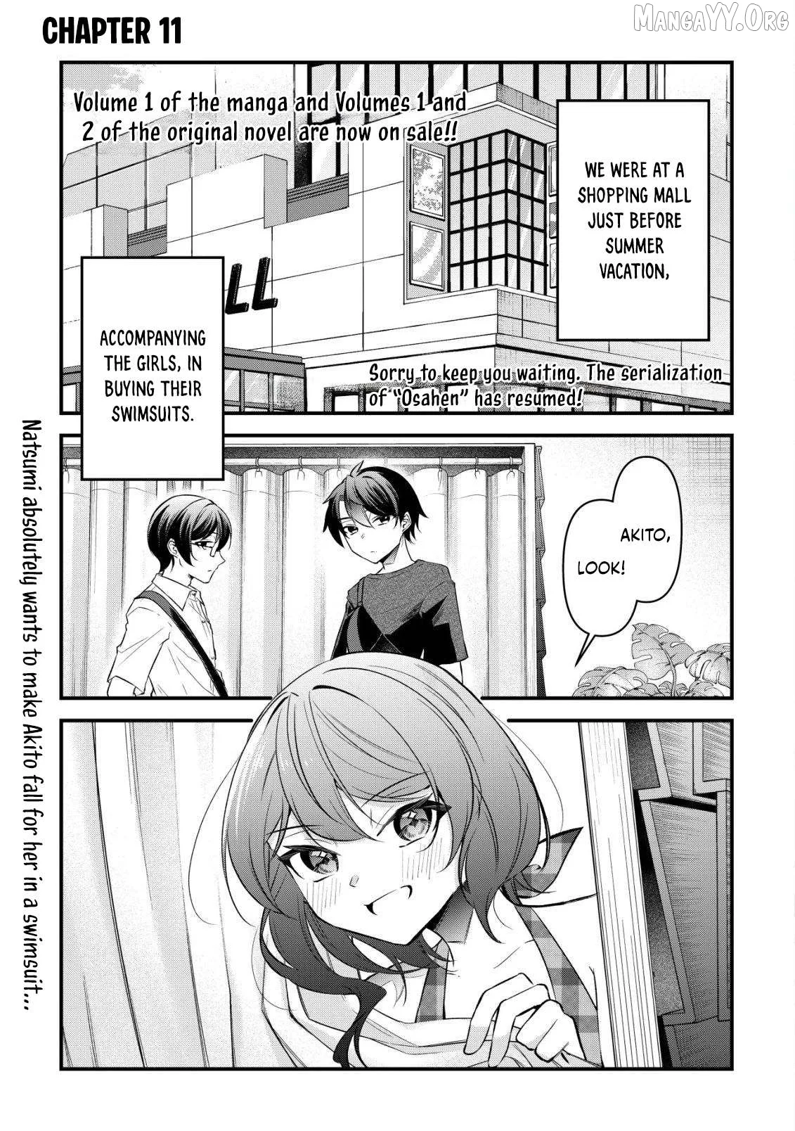 "OSANANAJIMI GA HOSHI" TO TSUBUYAITARA YOKU ISSHO NI ASOBU ONNA TOMODACHI NO YOSU GA HEN NI NATTA NDAGA Chapter 11 page 3