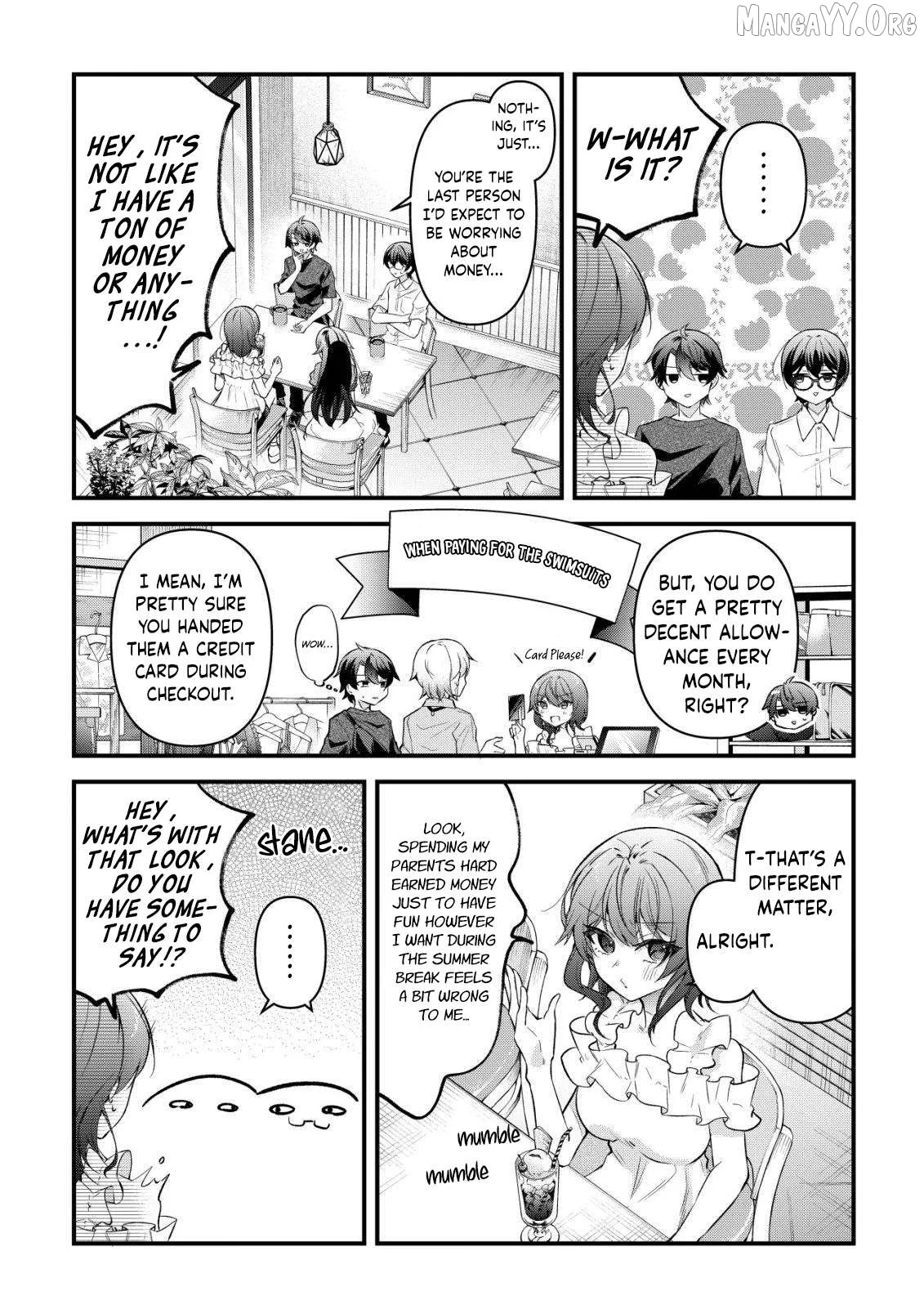 "OSANANAJIMI GA HOSHI" TO TSUBUYAITARA YOKU ISSHO NI ASOBU ONNA TOMODACHI NO YOSU GA HEN NI NATTA NDAGA Chapter 13 page 4
