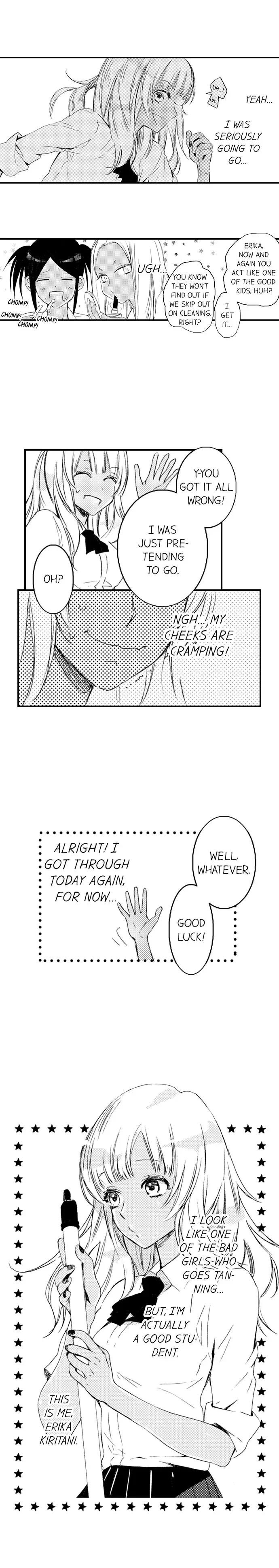 Ha? Omae, Kuro Gal no Kuse ni Shojo na no? Chapter 1 page 3