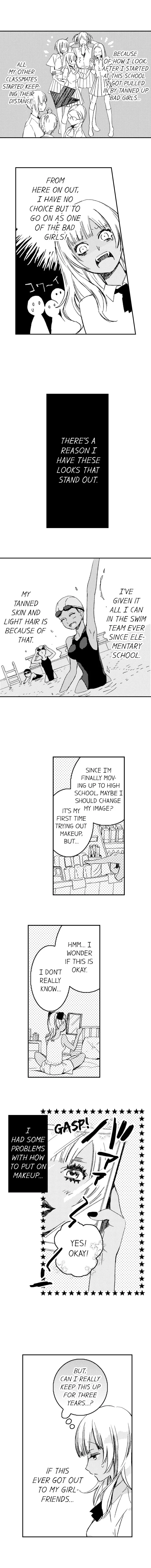 Ha? Omae, Kuro Gal no Kuse ni Shojo na no? Chapter 1 page 4