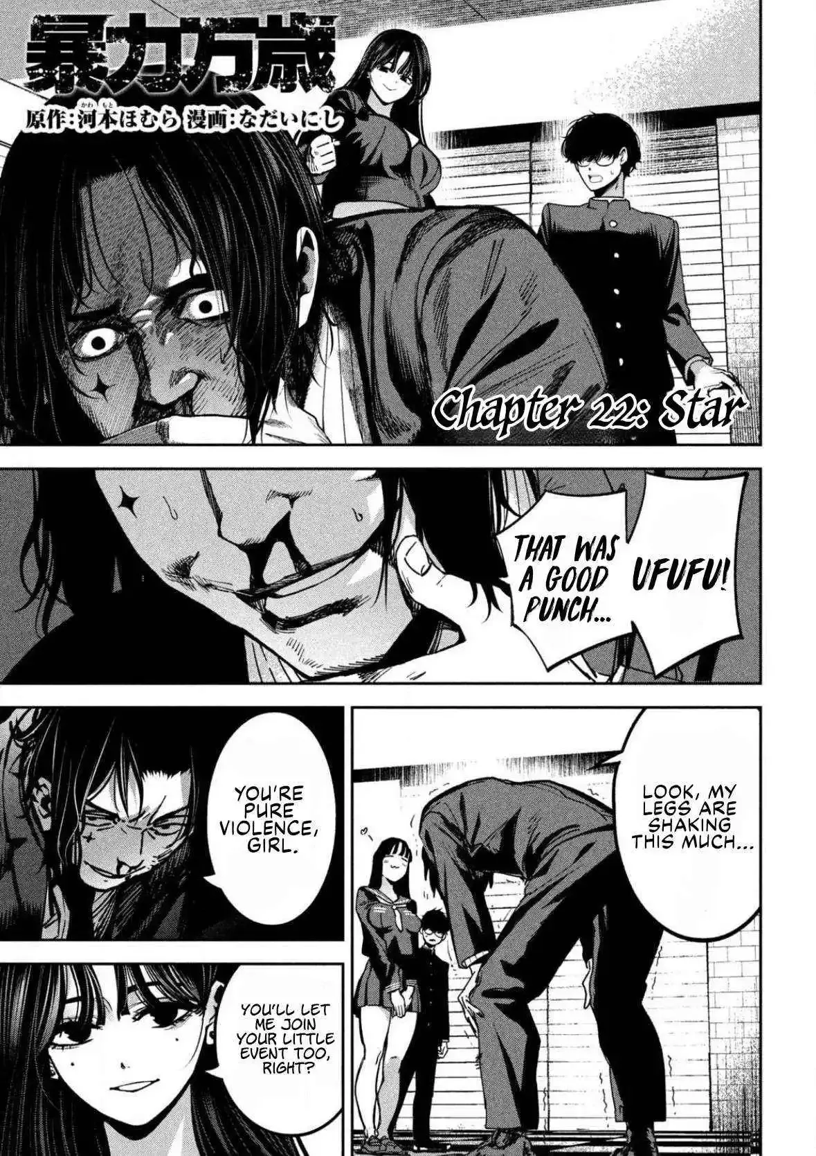Bouryoku Banzai Chapter 22 page 1