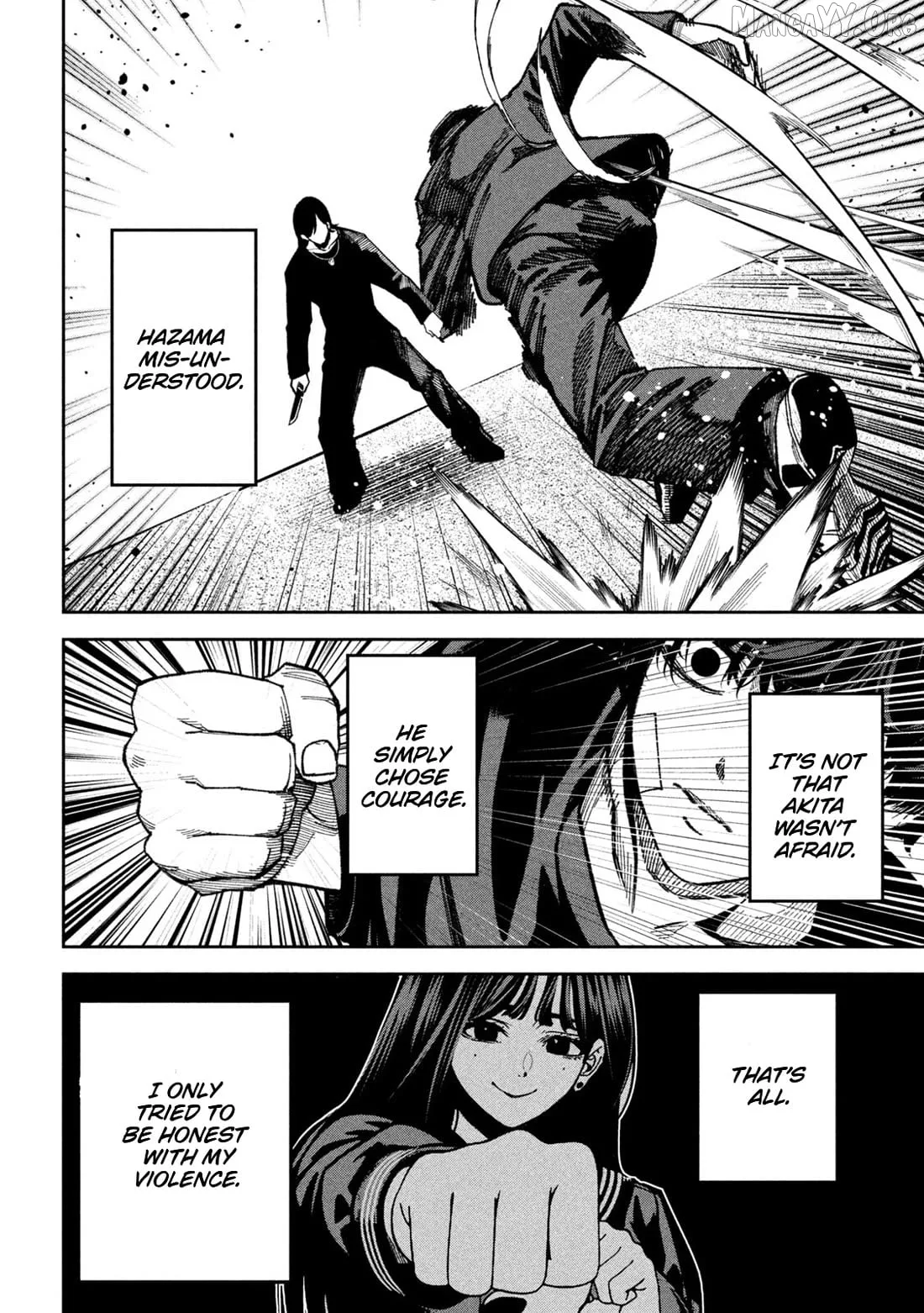Bouryoku Banzai Chapter 38 page 8