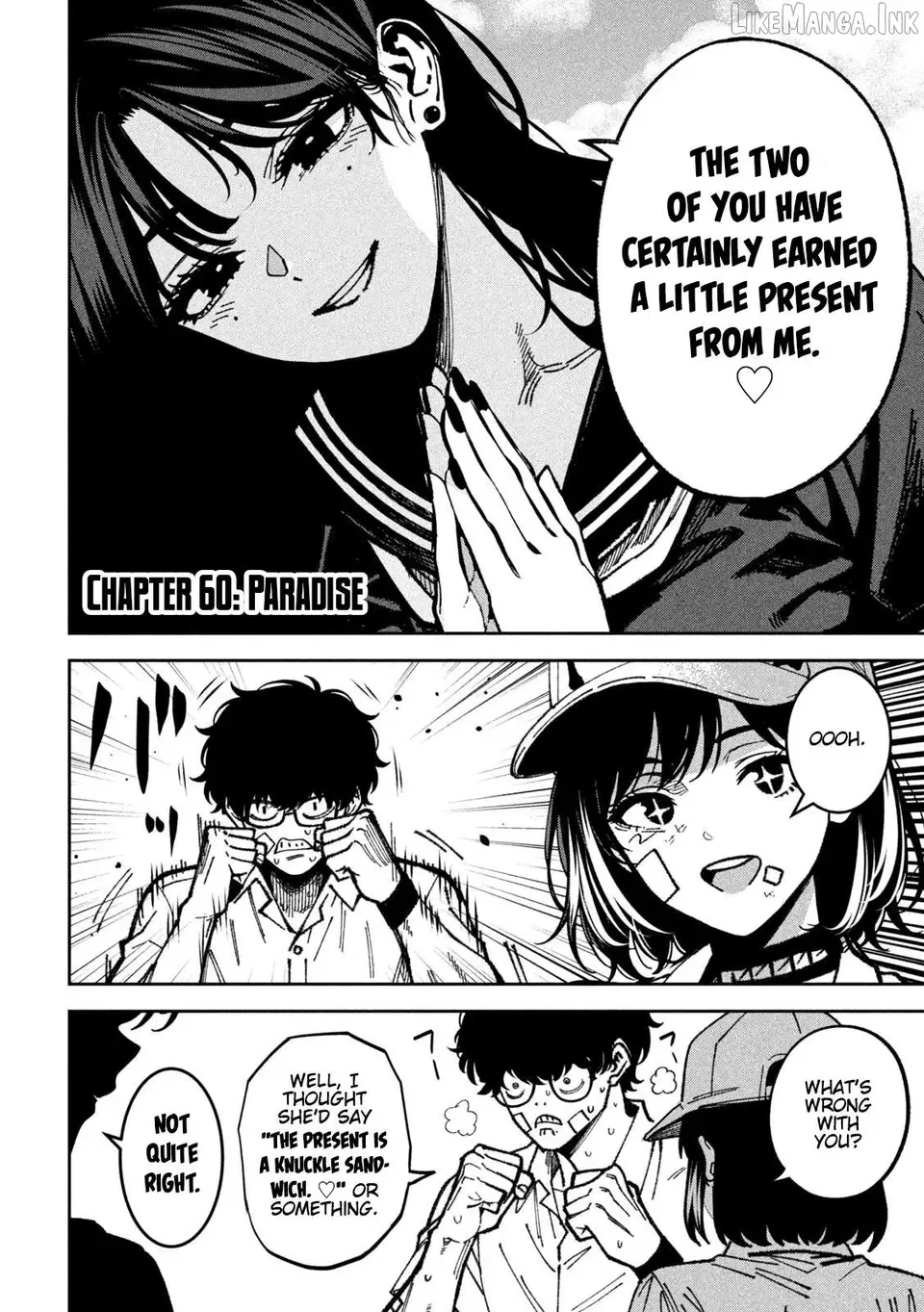 Bouryoku Banzai Chapter 60 page 4