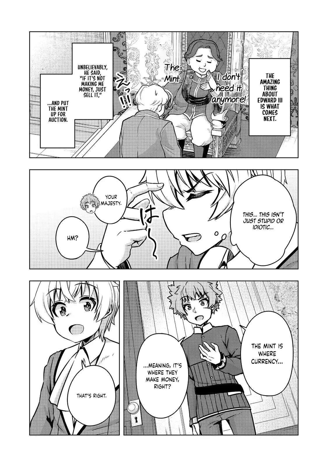 Tensei Shitara Koutei deshita ~Umare Nagara no Koutei wa Kono Saki Ikinokoreru ka Chapter 26 page 32