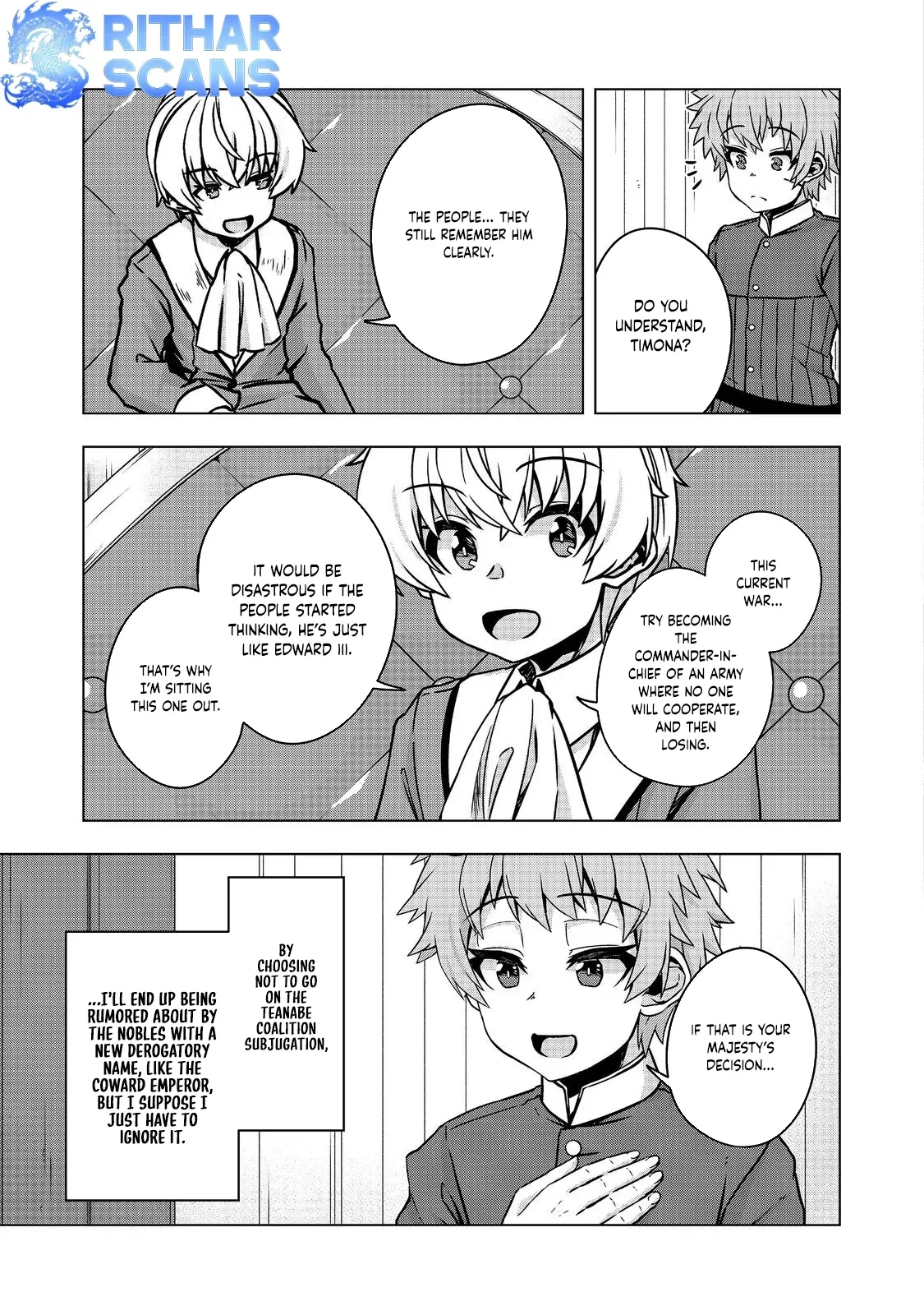 Tensei Shitara Koutei deshita ~Umare Nagara no Koutei wa Kono Saki Ikinokoreru ka Chapter 26 page 39