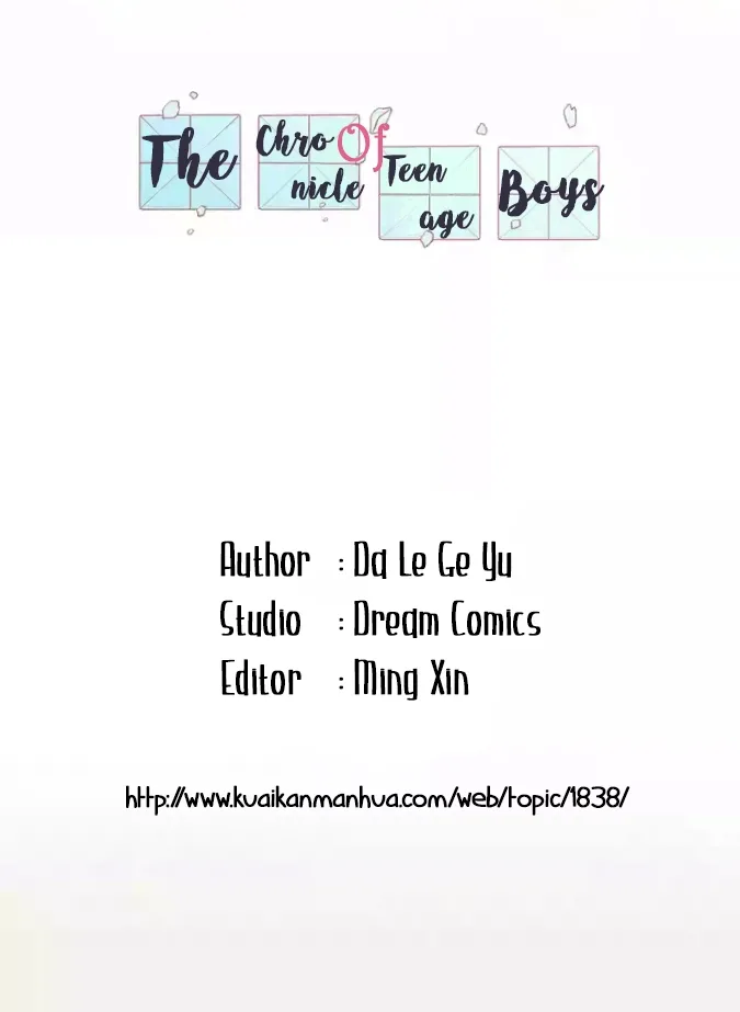 The Chronicle Of Teenage Boys Chapter 0 page 3