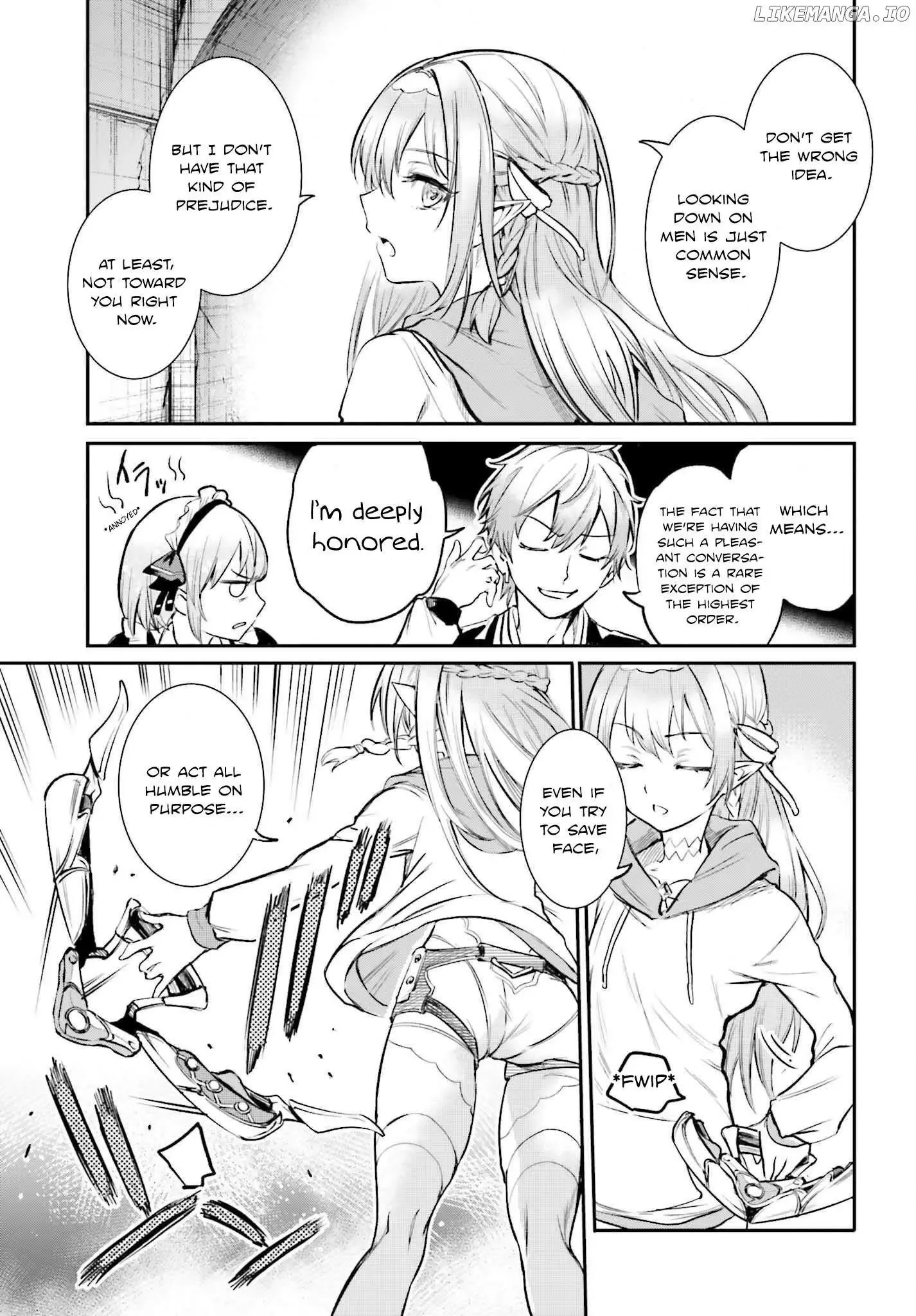 Danshi Kinsei Game Sekai de Ore ga Yarubeki Yuiitsu no Koto - Yuri no Ma ni Hasamaru Otoko to Shite Tensei shite shimaimashita Chapter 2 page 9