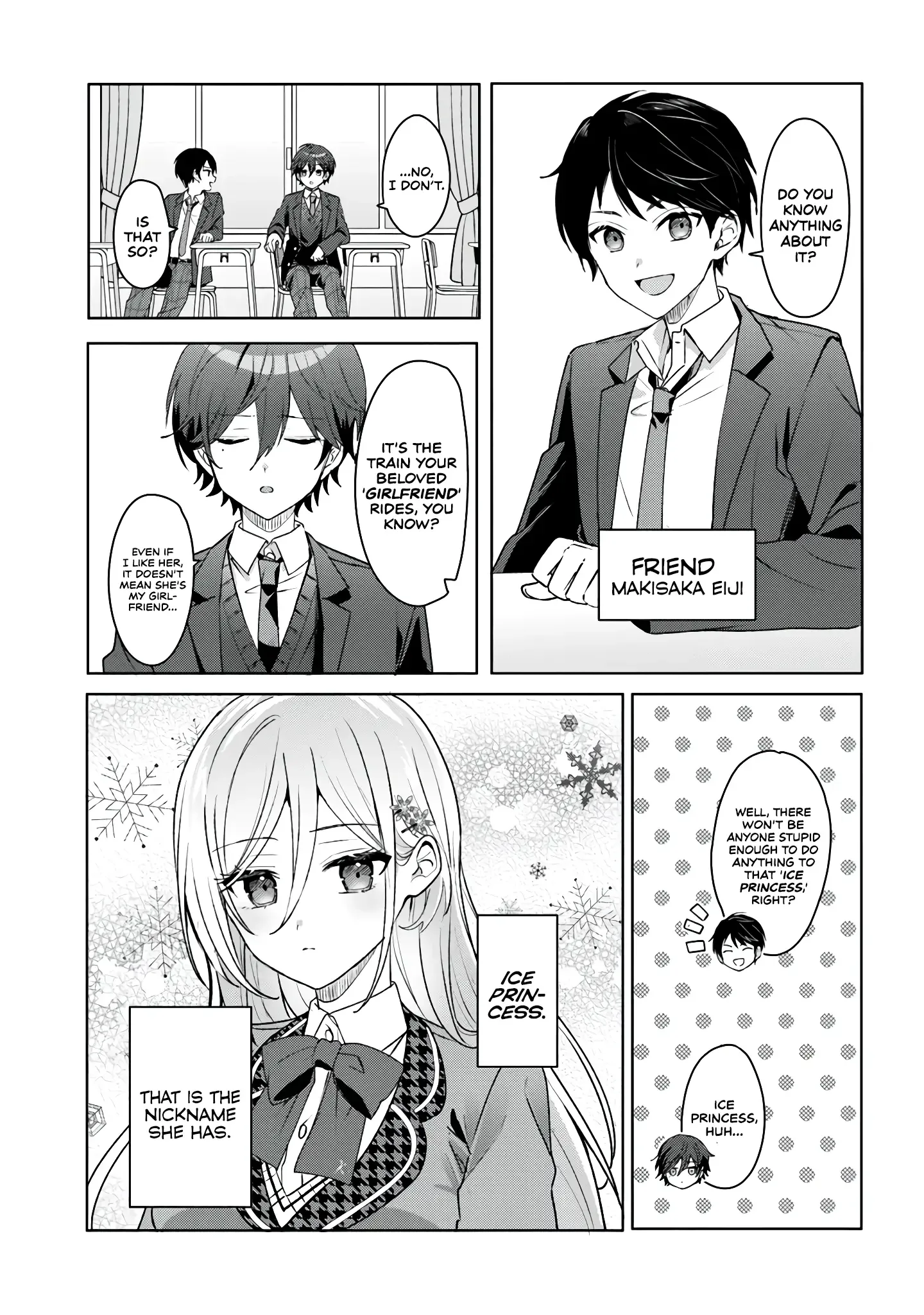 After I Save The Ice Princess From Another School From A Mol*ster, We Started As Friends Chapter 1 page 12