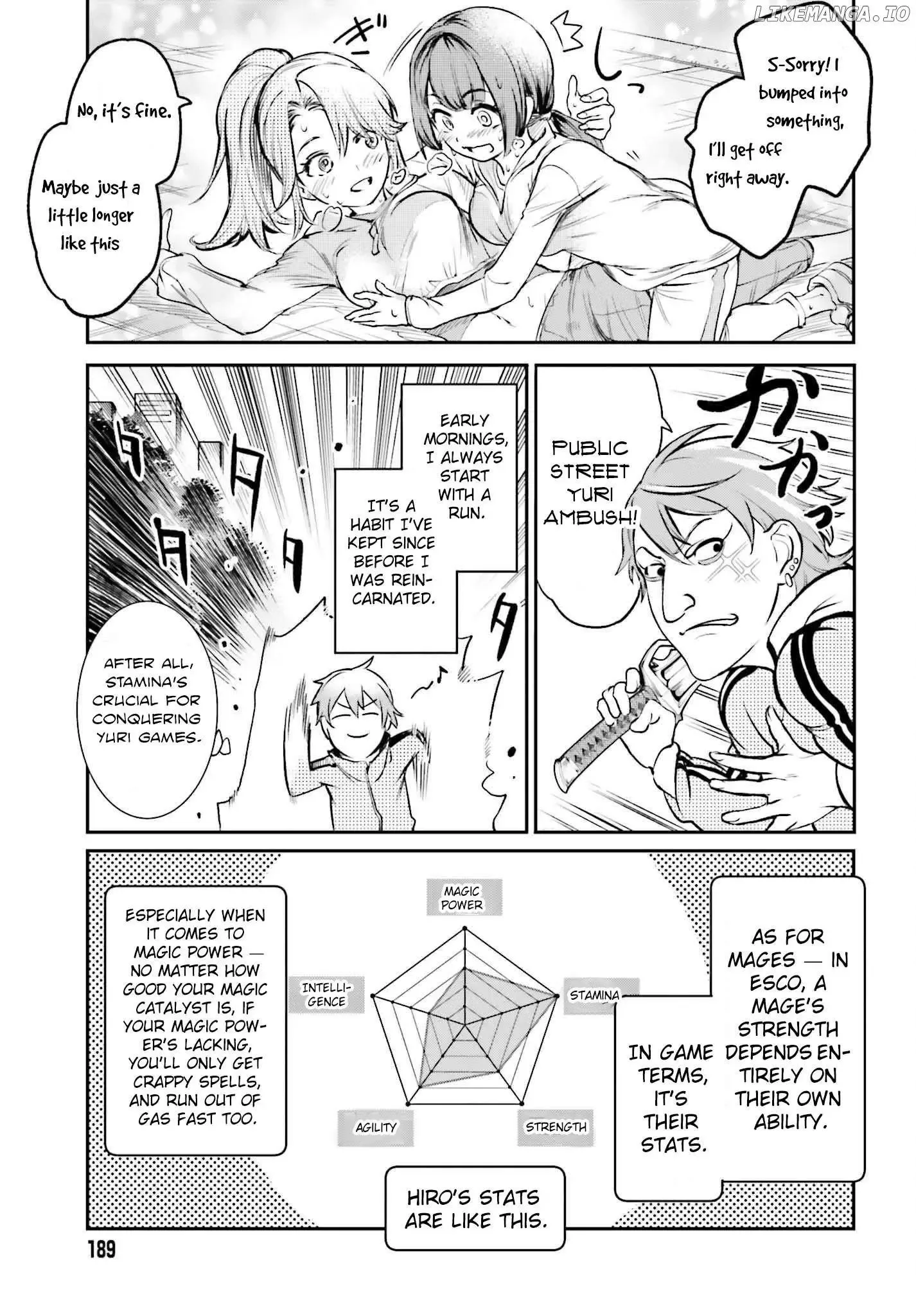 Danshi Kinsei Game Sekai de Ore ga Yarubeki Yuiitsu no Koto - Yuri no Ma ni Hasamaru Otoko to Shite Tensei shite shimaimashita Chapter 2 page 37