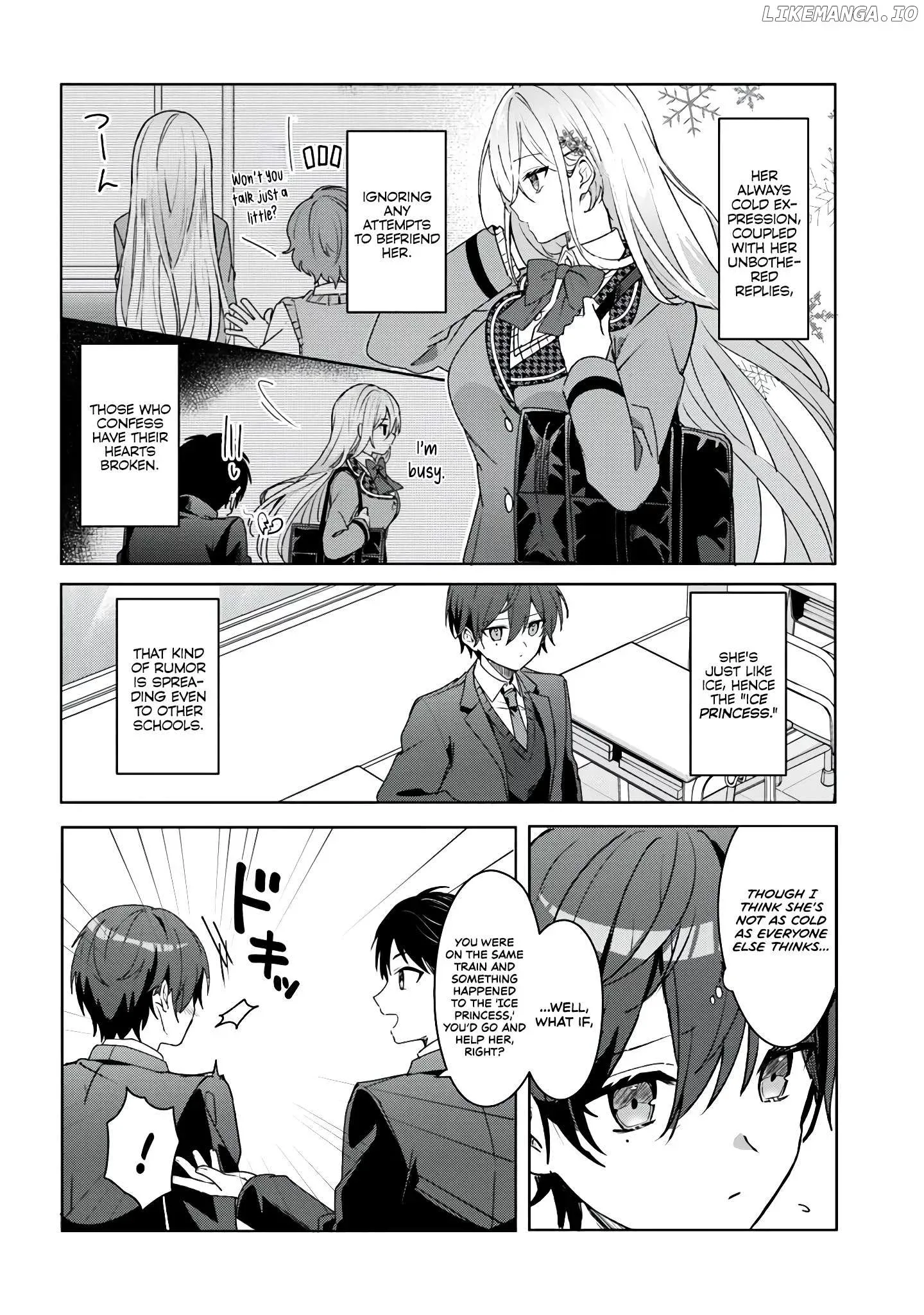 After I Save The Ice Princess From Another School From A Mol*ster, We Started As Friends Chapter 1.1 page 12
