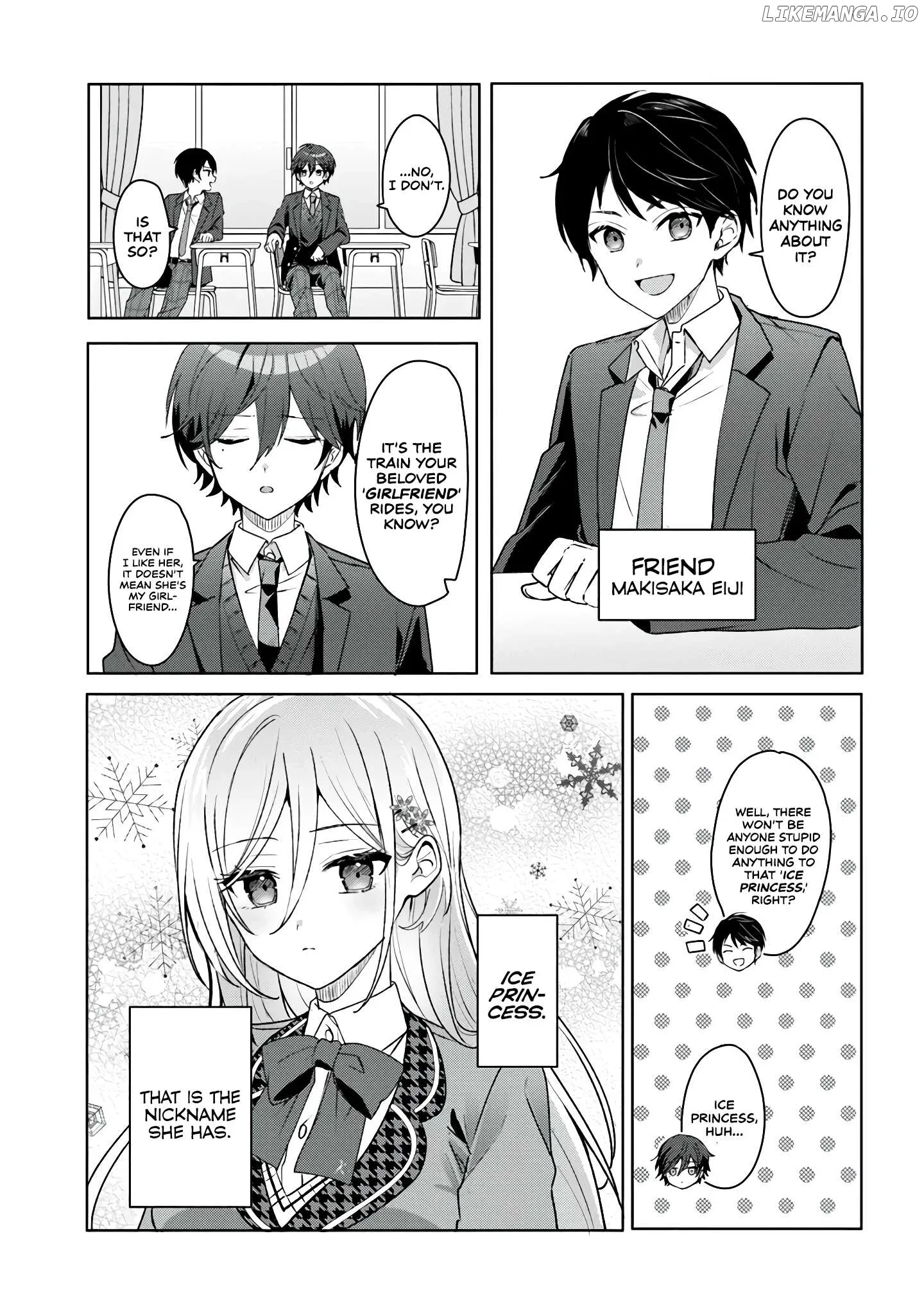 After I Save The Ice Princess From Another School From A Mol*ster, We Started As Friends Chapter 1.1 page 11