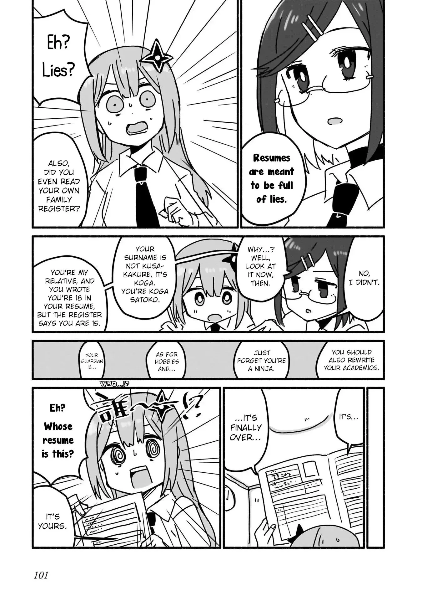 A Ninja and an Assassin Living Together Chapter 6 page 9