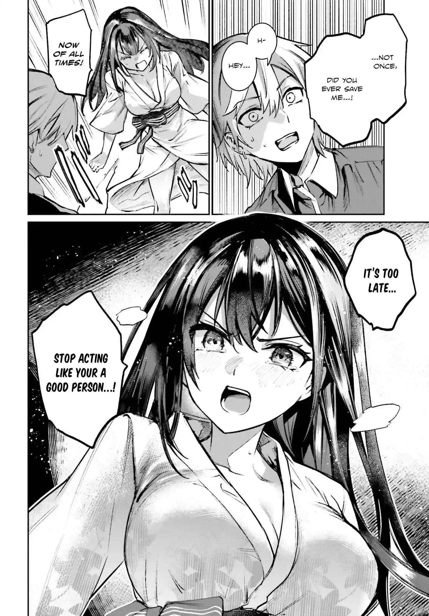 Danshi Kinsei Game Sekai de Ore ga Yarubeki Yuiitsu no Koto - Yuri no Ma ni Hasamaru Otoko to Shite Tensei shite shimaimashita Chapter 6 page 33