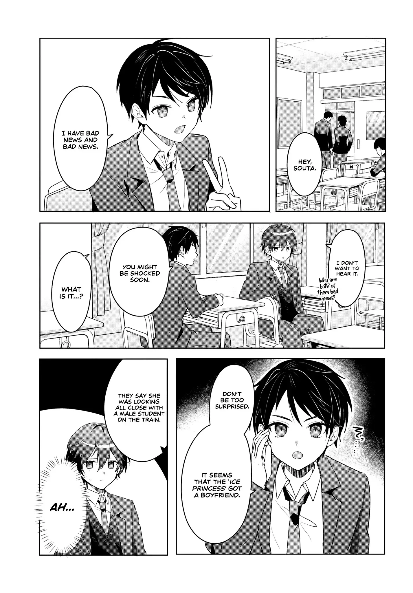 After I Save The Ice Princess From Another School From A Mol*ster, We Started As Friends Chapter 4.1 page 1