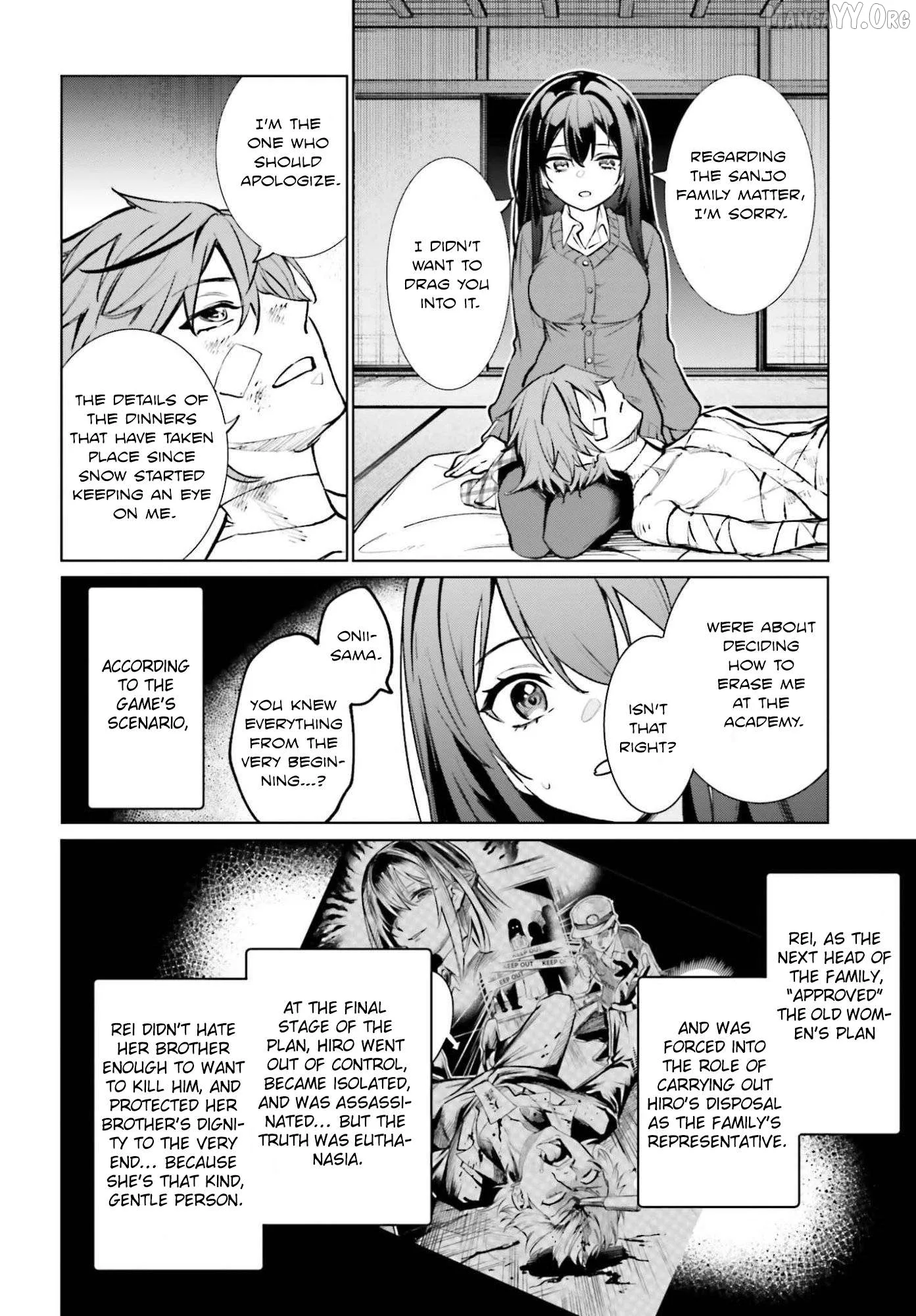 Danshi Kinsei Game Sekai de Ore ga Yarubeki Yuiitsu no Koto - Yuri no Ma ni Hasamaru Otoko to Shite Tensei shite shimaimashita Chapter 11 page 16