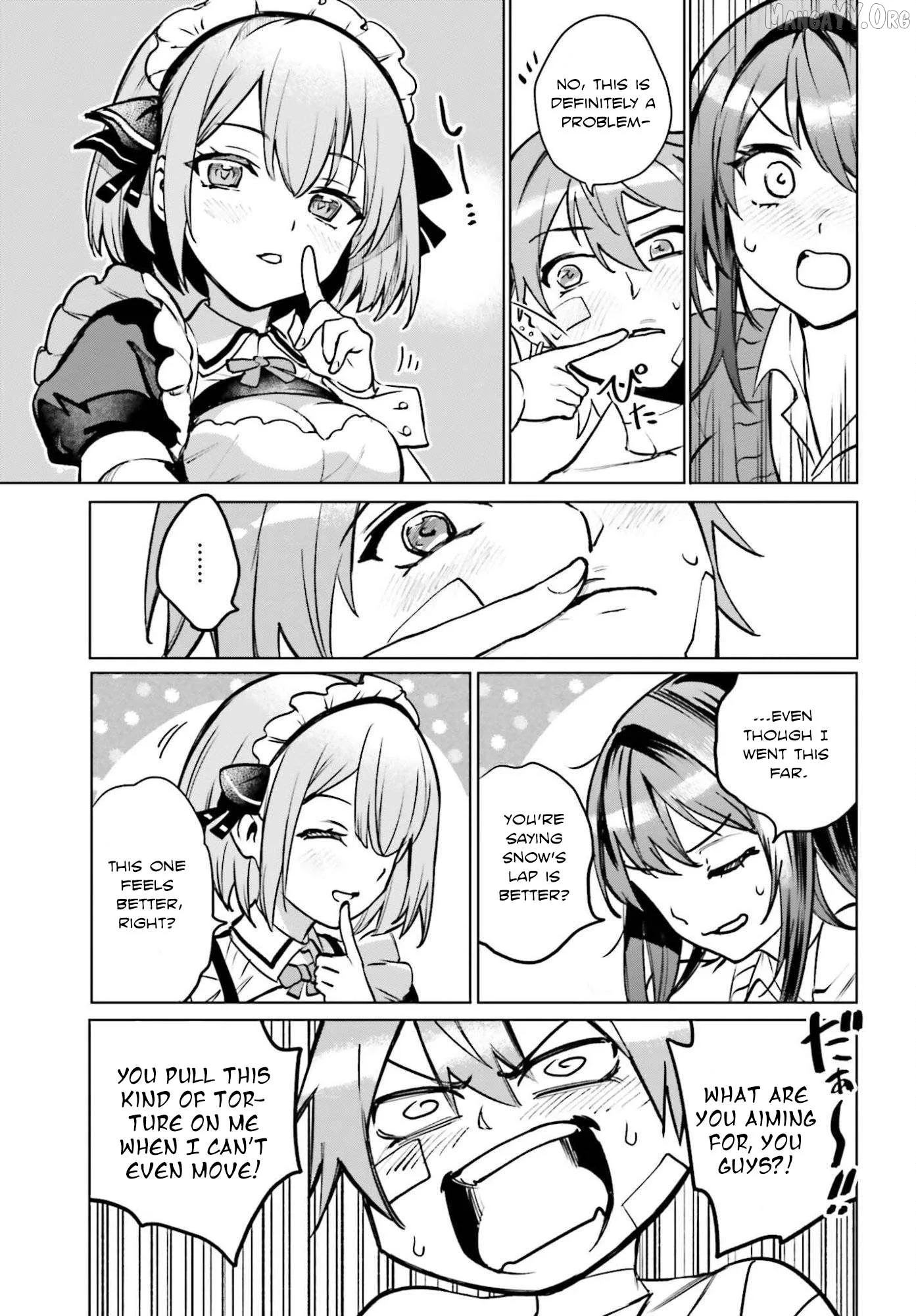 Danshi Kinsei Game Sekai de Ore ga Yarubeki Yuiitsu no Koto - Yuri no Ma ni Hasamaru Otoko to Shite Tensei shite shimaimashita Chapter 11 page 27