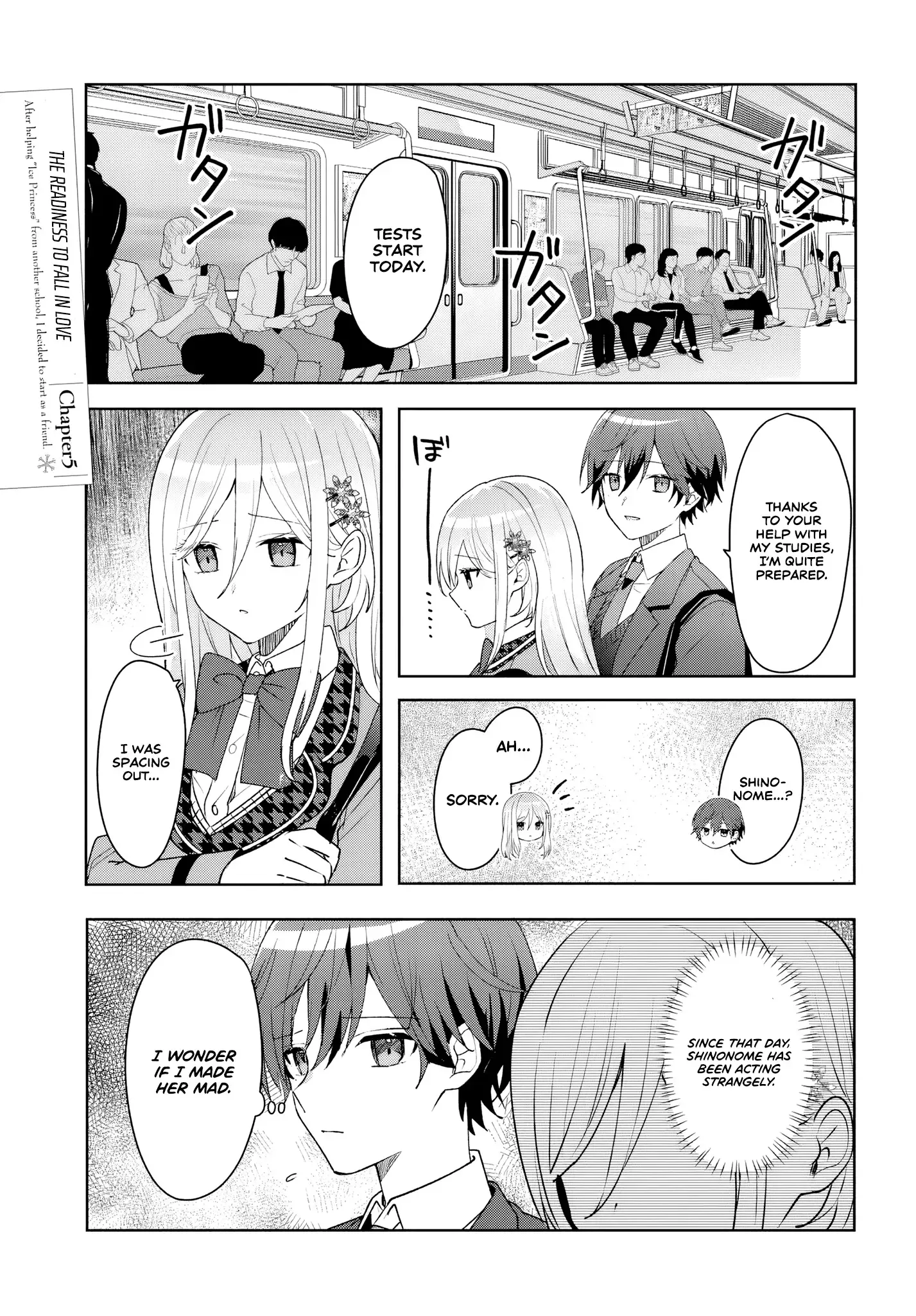 After I Save The Ice Princess From Another School From A Mol*ster, We Started As Friends Chapter 5 page 3