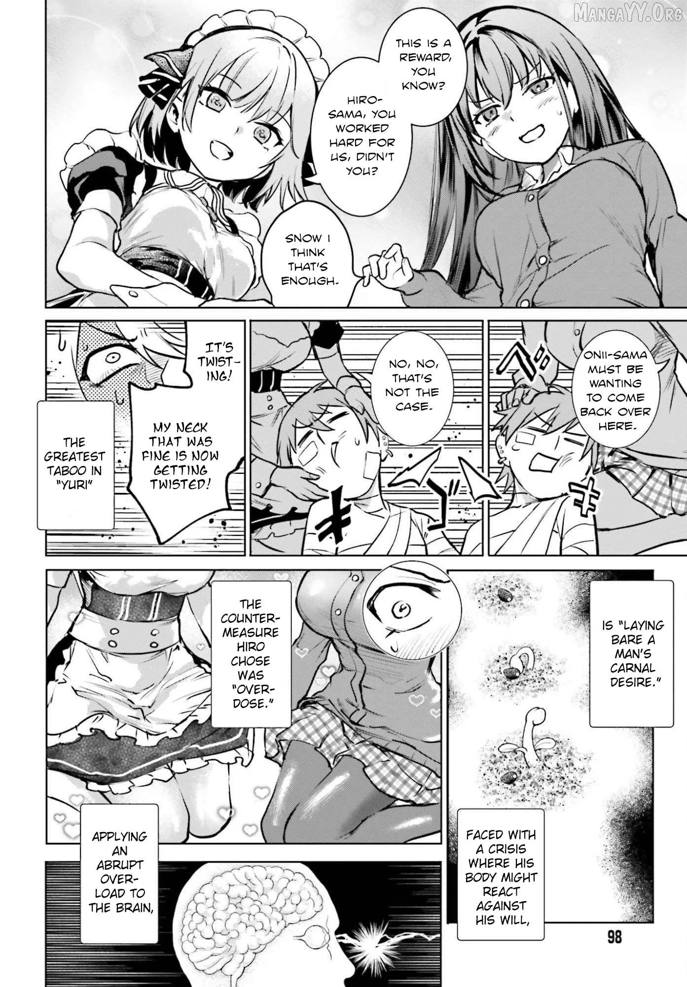 Danshi Kinsei Game Sekai de Ore ga Yarubeki Yuiitsu no Koto - Yuri no Ma ni Hasamaru Otoko to Shite Tensei shite shimaimashita Chapter 11 page 28