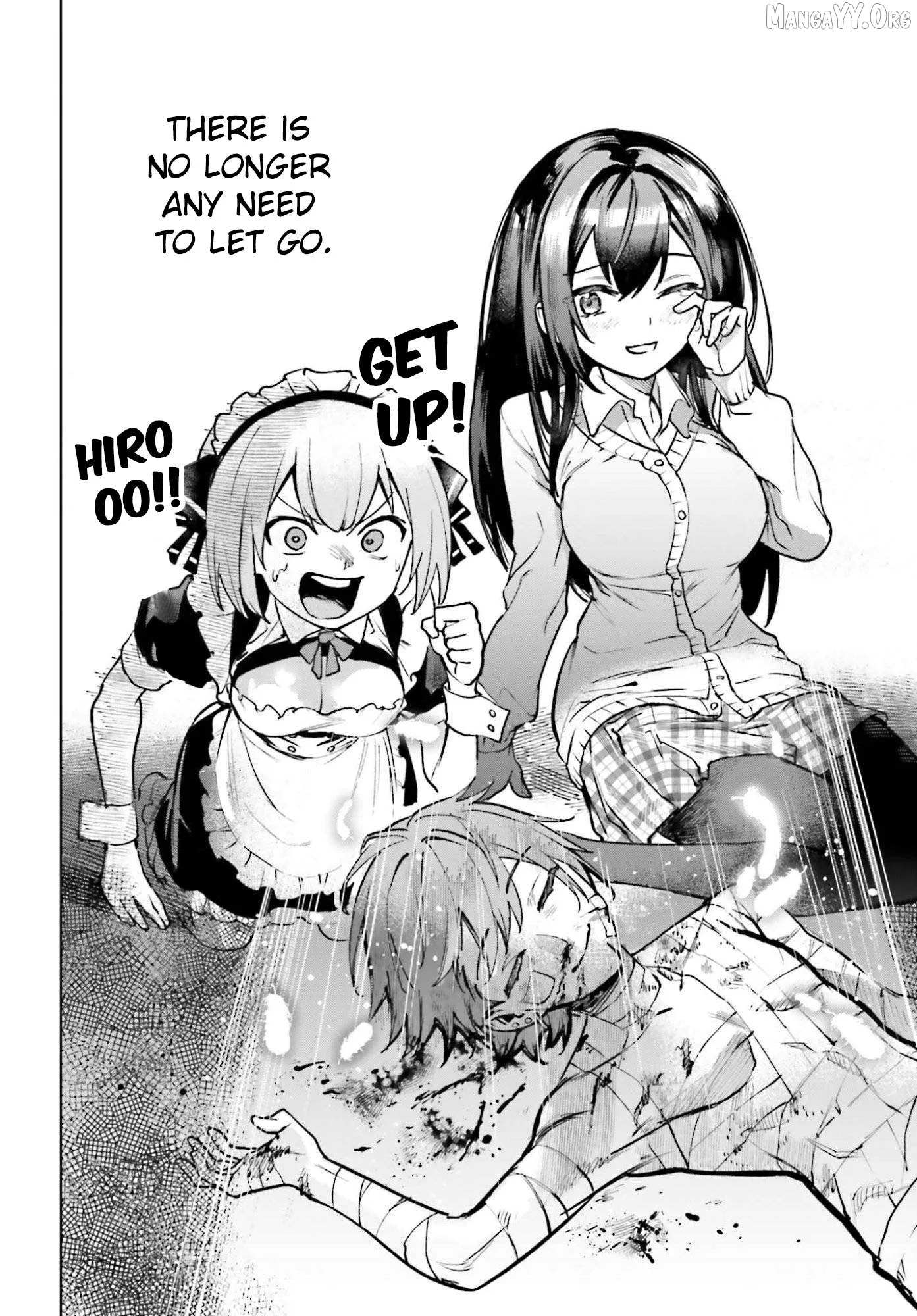 Danshi Kinsei Game Sekai de Ore ga Yarubeki Yuiitsu no Koto - Yuri no Ma ni Hasamaru Otoko to Shite Tensei shite shimaimashita Chapter 11 page 32