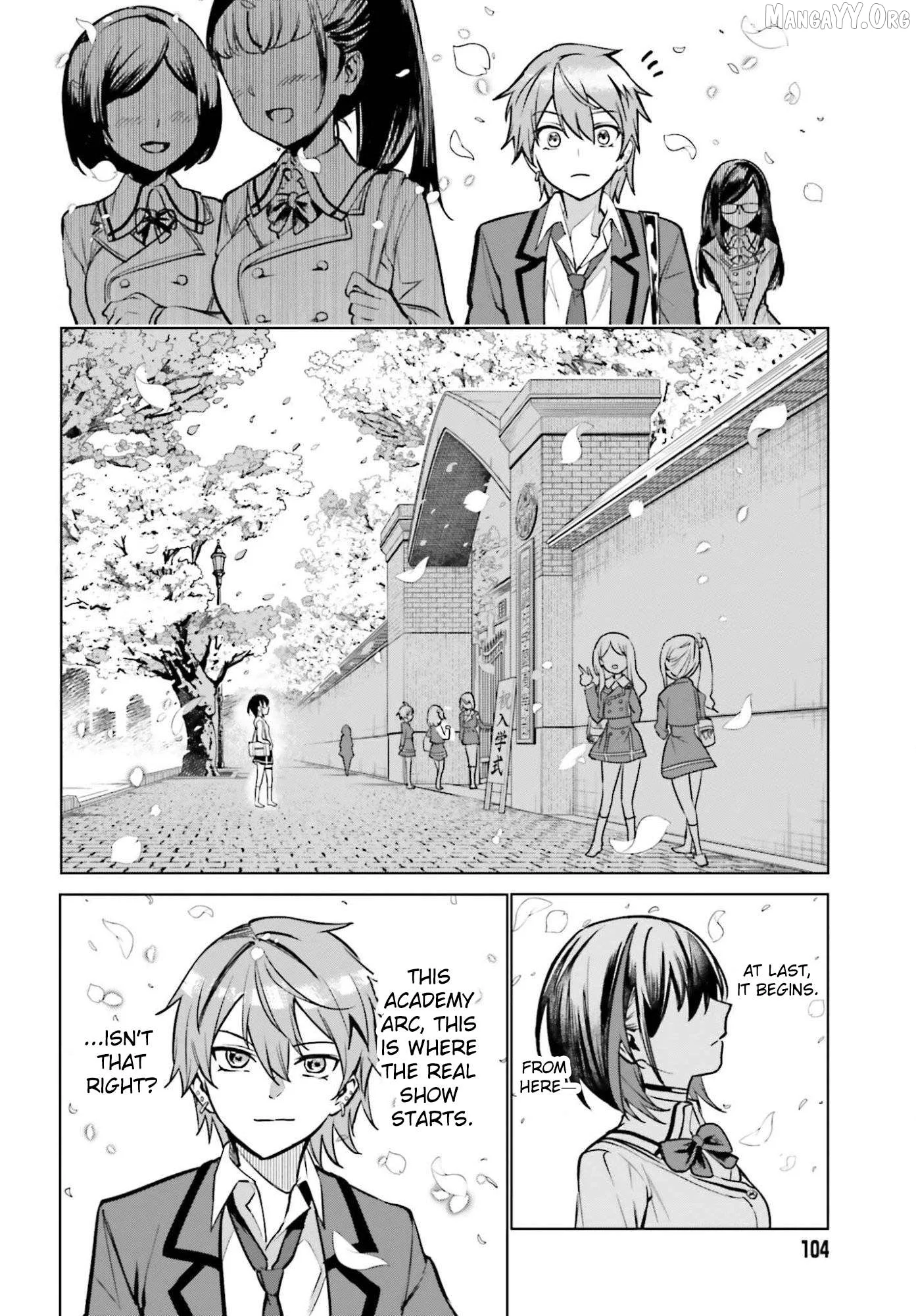 Danshi Kinsei Game Sekai de Ore ga Yarubeki Yuiitsu no Koto - Yuri no Ma ni Hasamaru Otoko to Shite Tensei shite shimaimashita Chapter 11 page 34