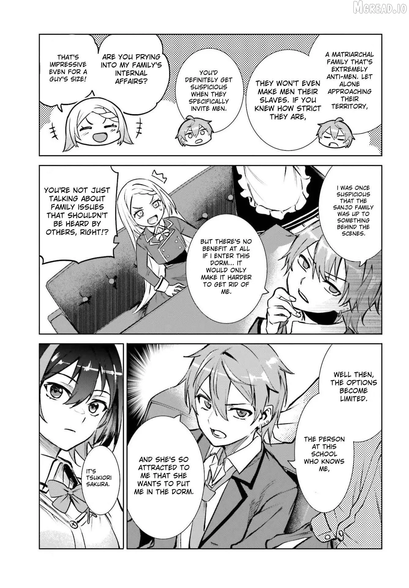 Danshi Kinsei Game Sekai de Ore ga Yarubeki Yuiitsu no Koto - Yuri no Ma ni Hasamaru Otoko to Shite Tensei shite shimaimashita Chapter 13 page 17