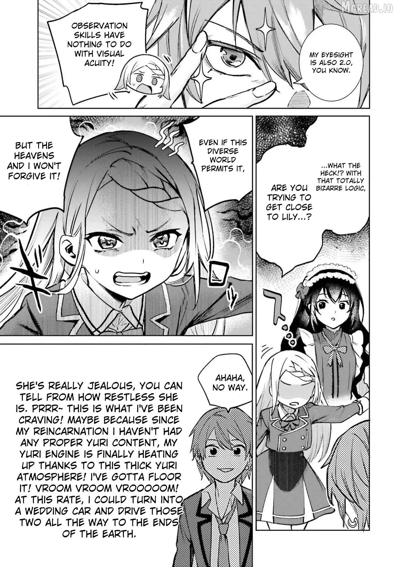 Danshi Kinsei Game Sekai de Ore ga Yarubeki Yuiitsu no Koto - Yuri no Ma ni Hasamaru Otoko to Shite Tensei shite shimaimashita Chapter 13 page 27