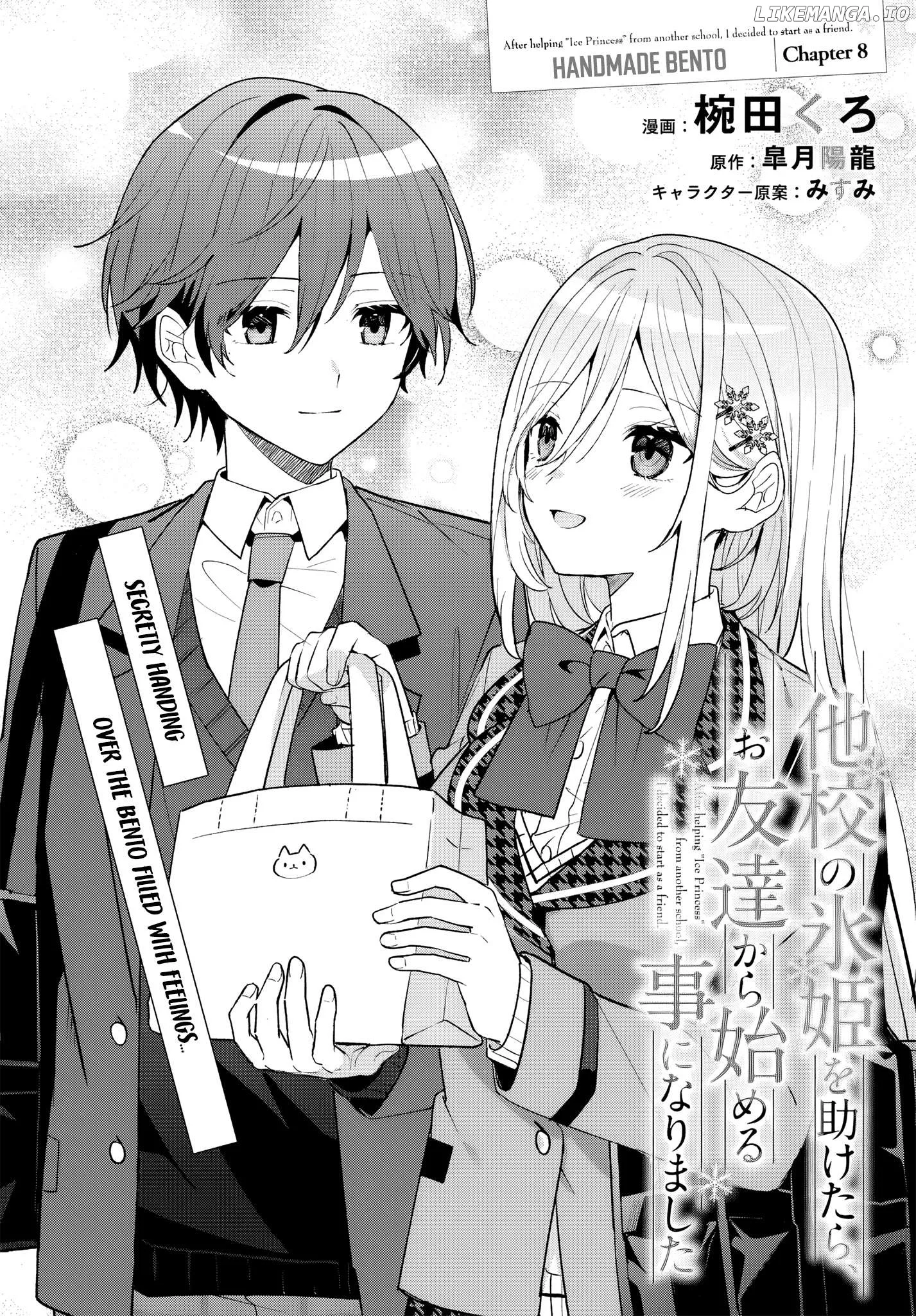 After I Save The Ice Princess From Another School From A Mol*ster, We Started As Friends Chapter 8 page 2