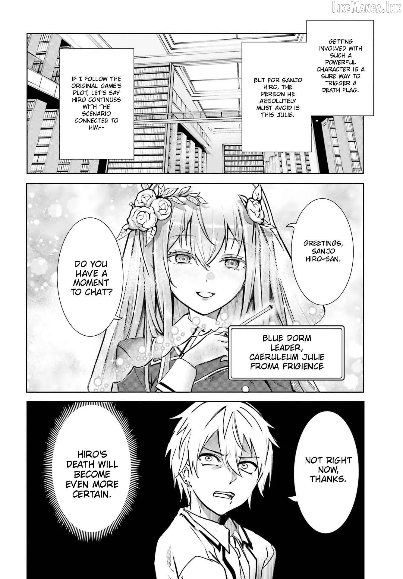 Danshi Kinsei Game Sekai de Ore ga Yarubeki Yuiitsu no Koto - Yuri no Ma ni Hasamaru Otoko to Shite Tensei shite shimaimashita Chapter 17 page 3