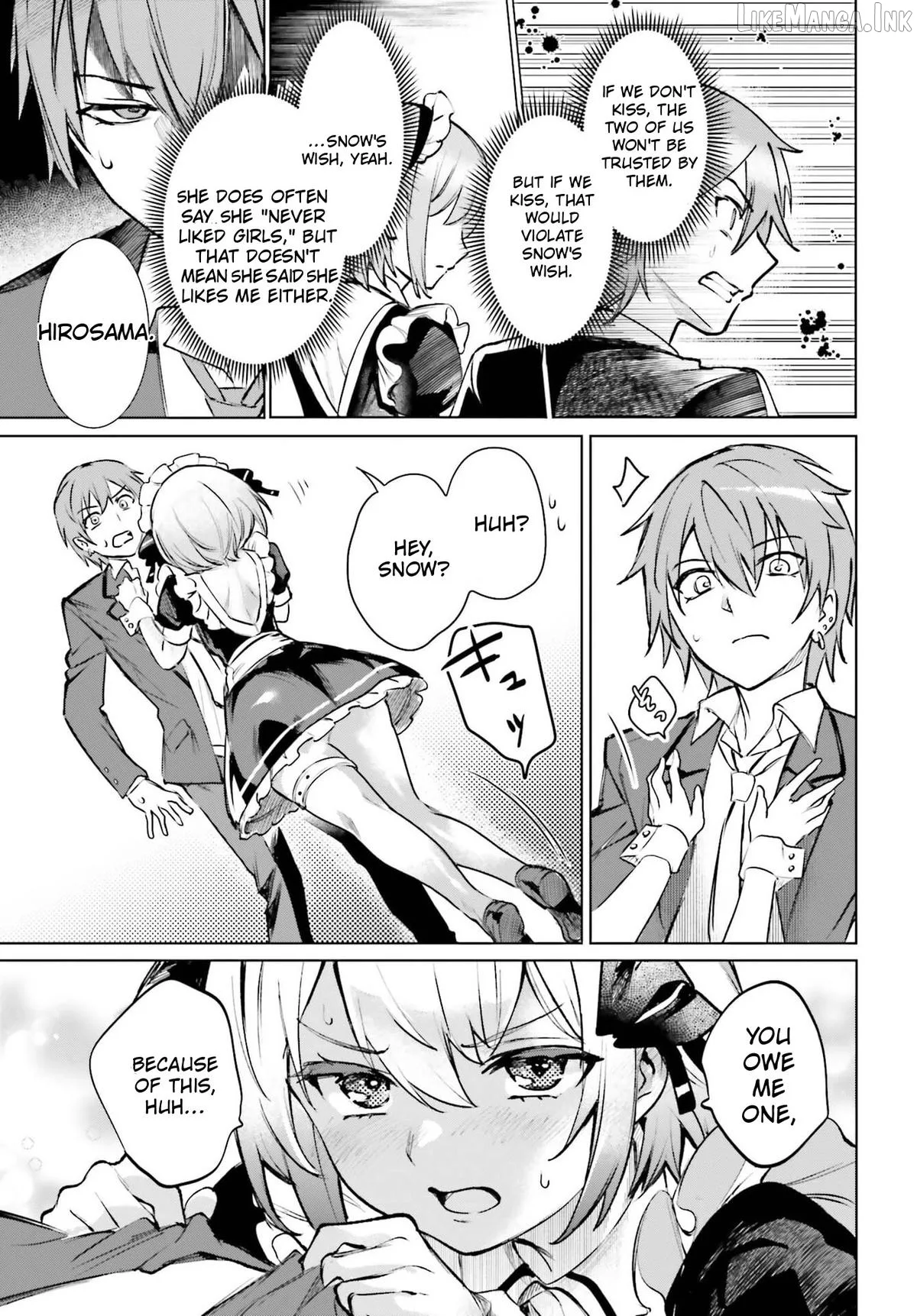 Danshi Kinsei Game Sekai de Ore ga Yarubeki Yuiitsu no Koto - Yuri no Ma ni Hasamaru Otoko to Shite Tensei shite shimaimashita Chapter 16 page 24