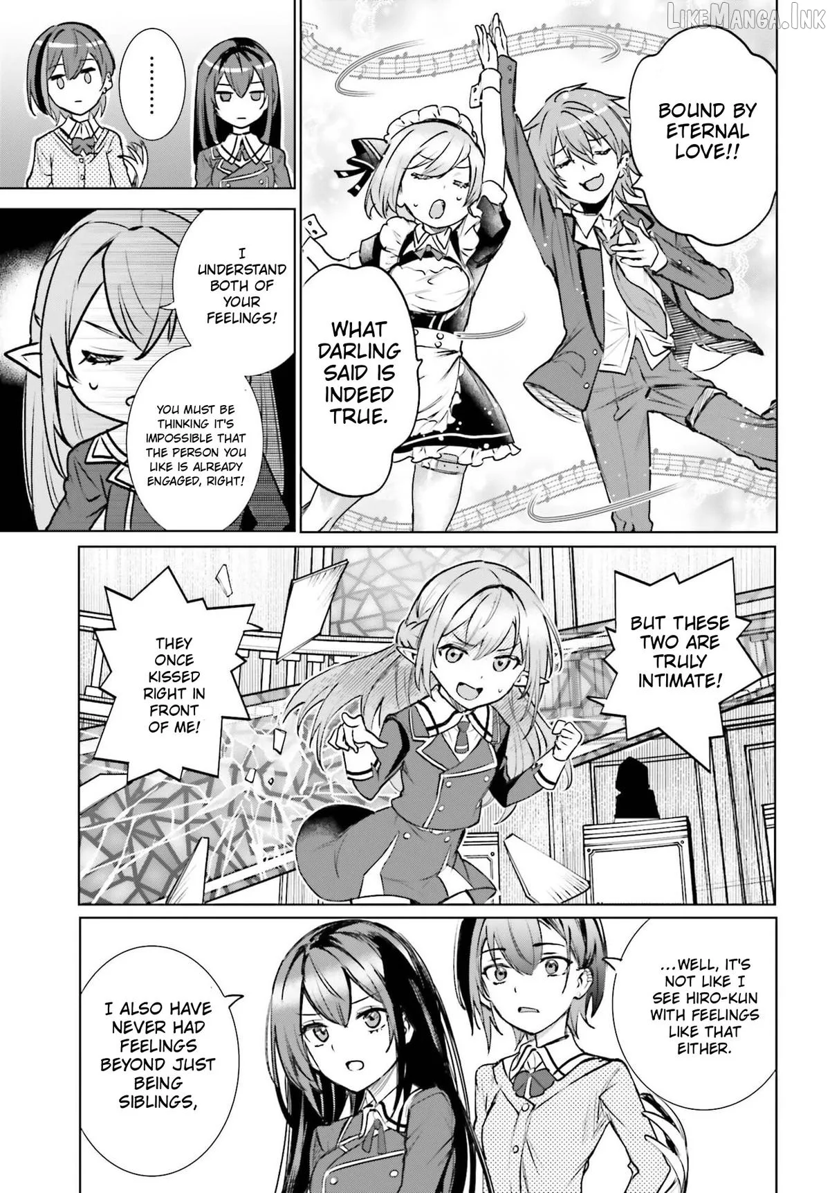 Danshi Kinsei Game Sekai de Ore ga Yarubeki Yuiitsu no Koto - Yuri no Ma ni Hasamaru Otoko to Shite Tensei shite shimaimashita Chapter 16 page 28