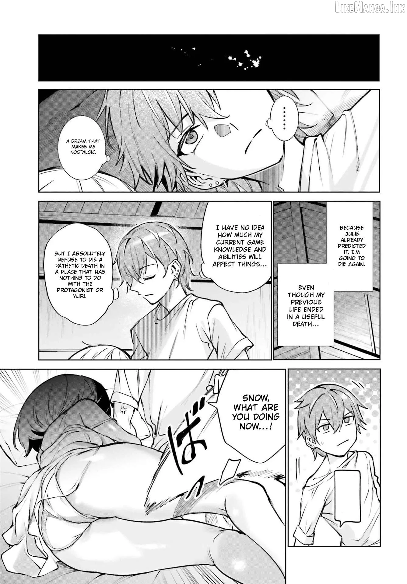 Danshi Kinsei Game Sekai de Ore ga Yarubeki Yuiitsu no Koto - Yuri no Ma ni Hasamaru Otoko to Shite Tensei shite shimaimashita Chapter 17 page 16