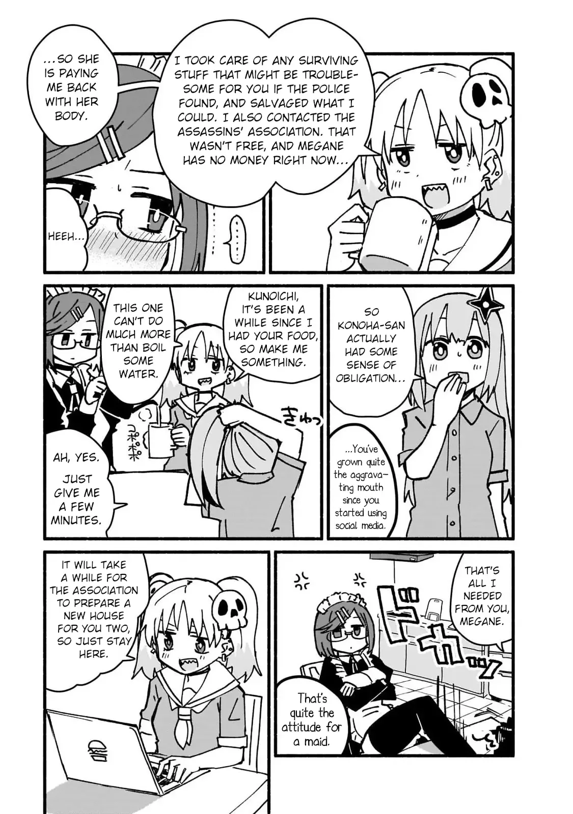 A Ninja and an Assassin Living Together Chapter 17 page 12