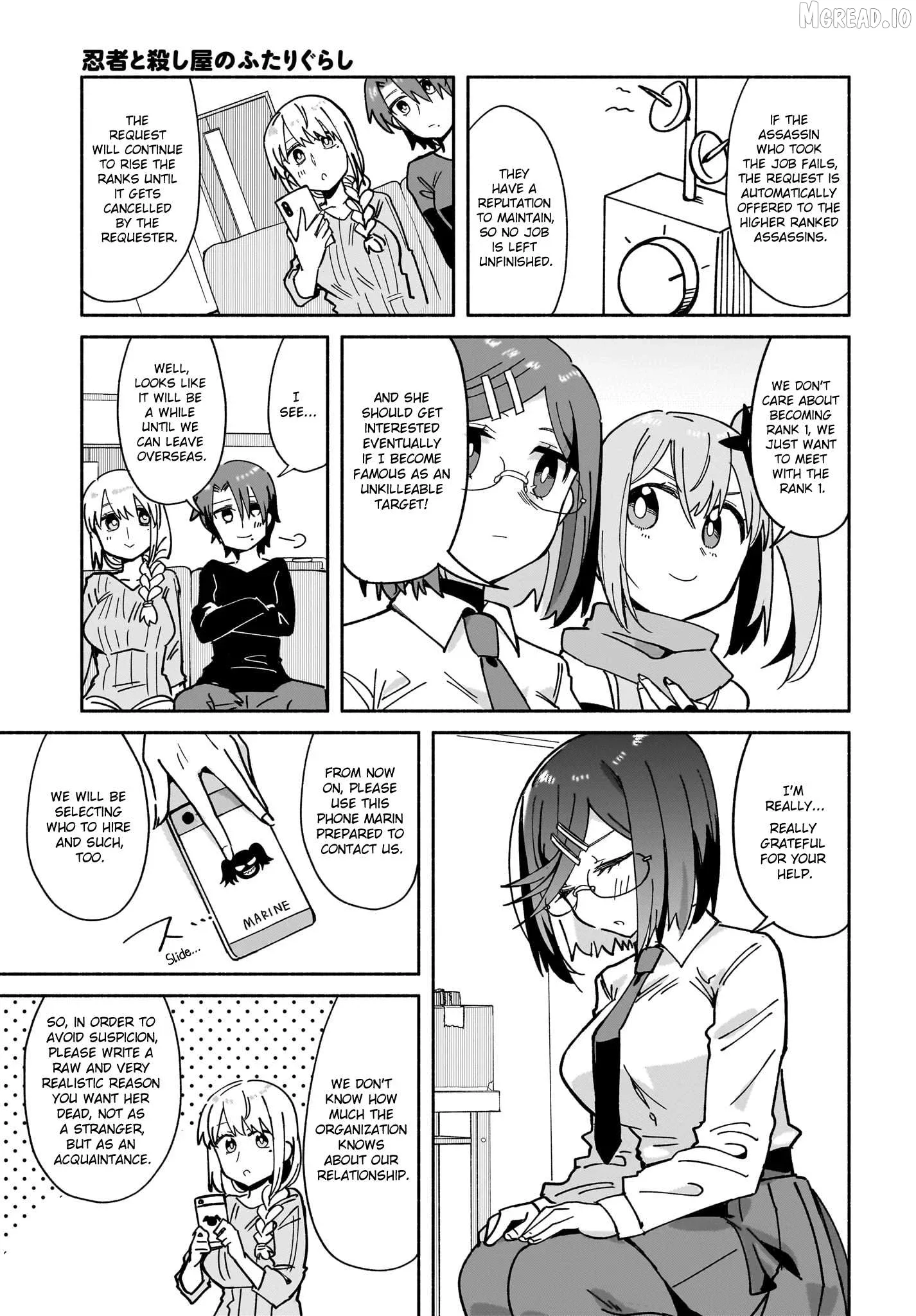 A Ninja and an Assassin Living Together Chapter 54 page 15
