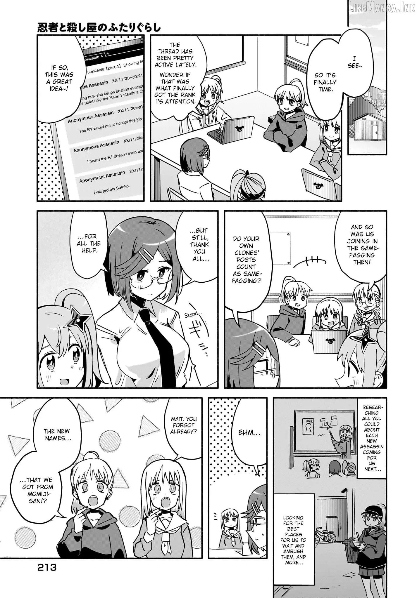 A Ninja and an Assassin Living Together Chapter 57 page 3