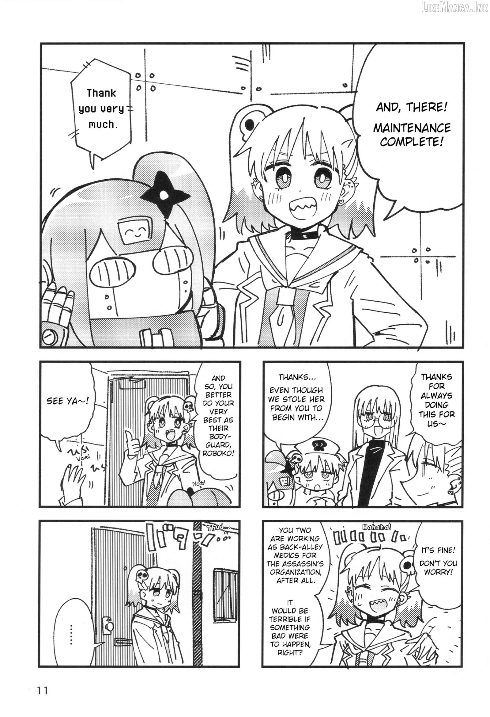A Ninja and an Assassin Living Together Chapter 57.5 page 10