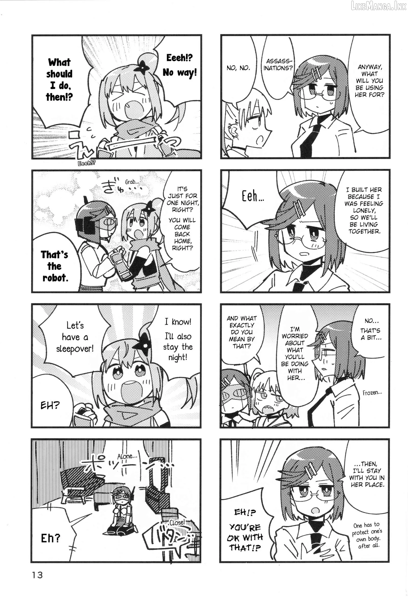 A Ninja and an Assassin Living Together Chapter 57.5 page 12