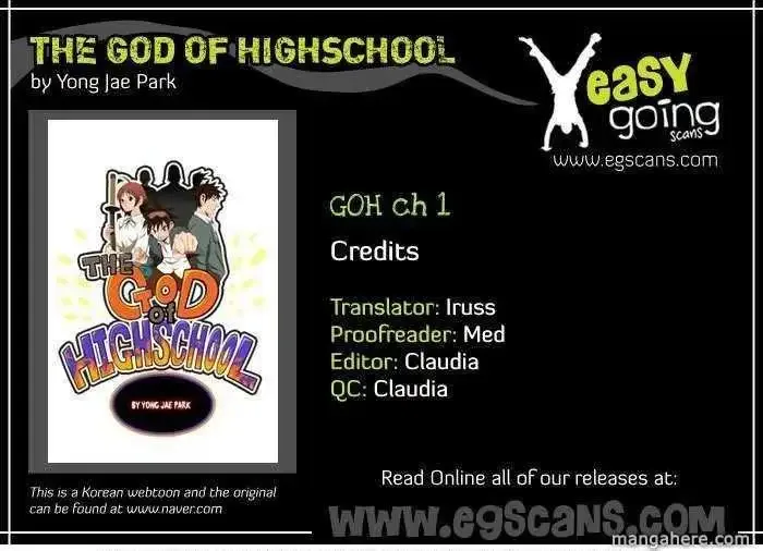 The God of High School Chapter 1 page 2