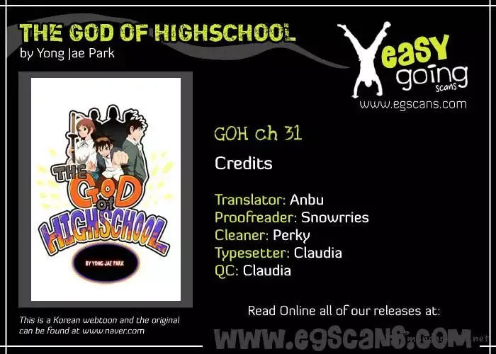 The God of High School Chapter 31 page 1
