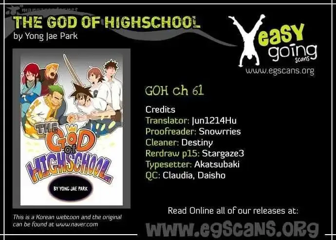 The God of High School Chapter 61 page 1