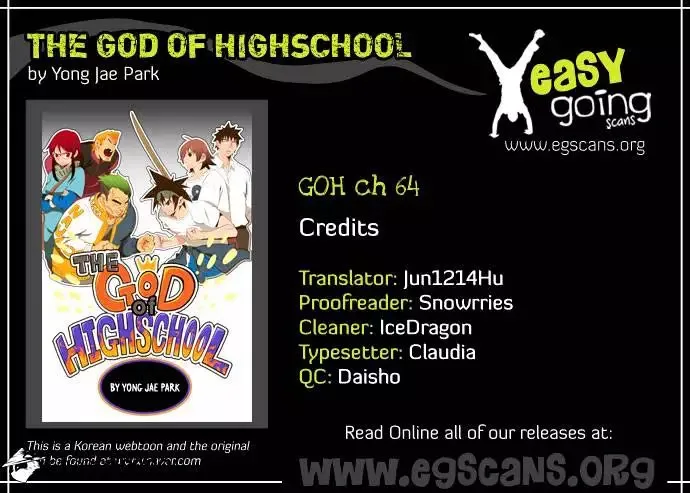 The God of High School Chapter 64 page 1