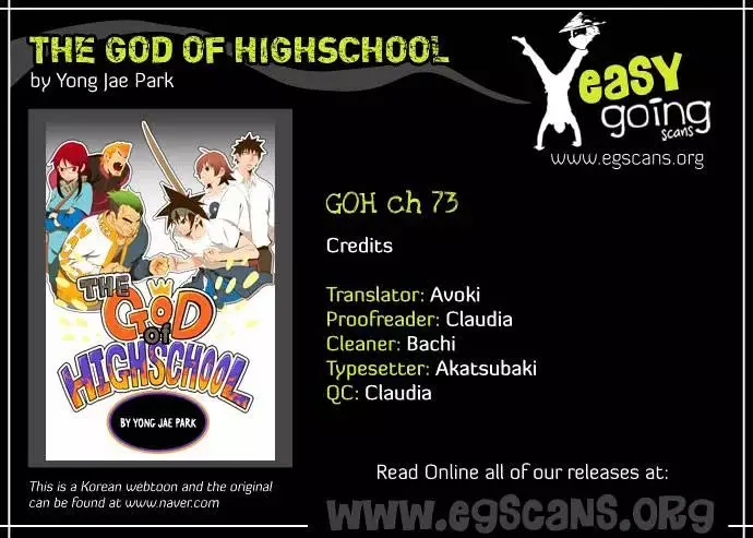 The God of High School Chapter 73 page 1
