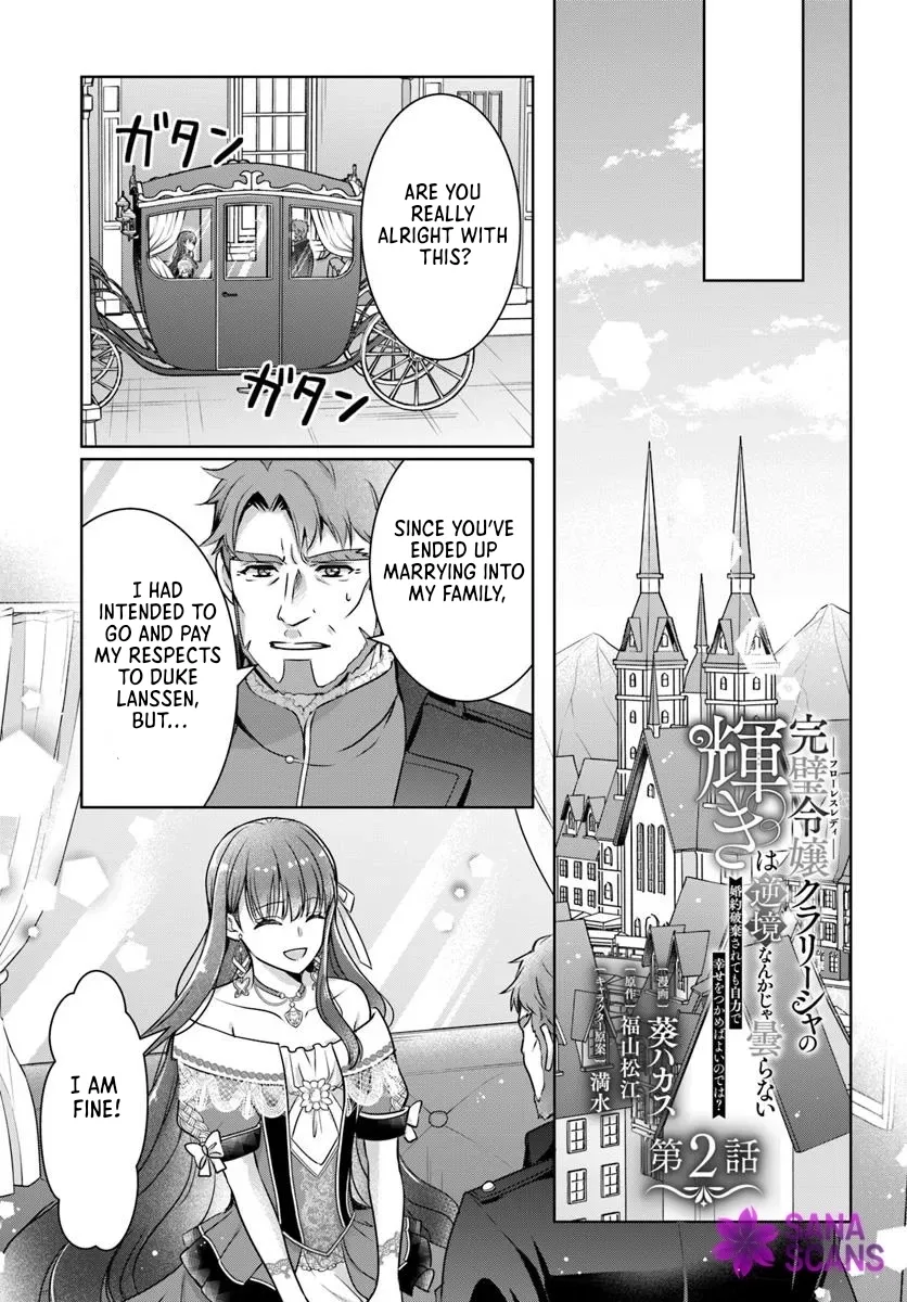 Perfect Lady Clarisha Won't Let Adversity Dim Her Shine Chapter 2 page 1