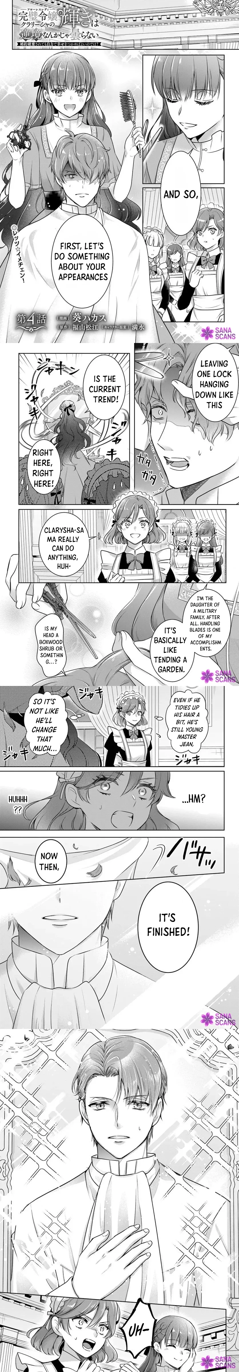 Perfect Lady Clarisha Won't Let Adversity Dim Her Shine Chapter 4 page 1