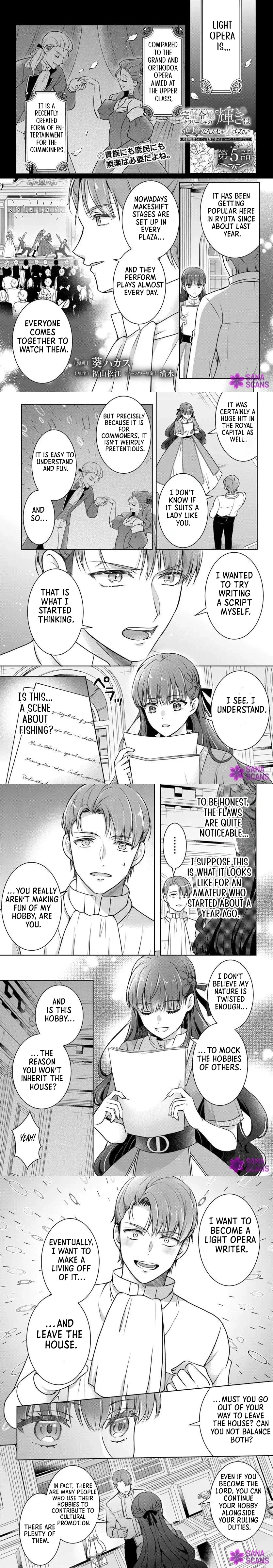 Perfect Lady Clarisha Won't Let Adversity Dim Her Shine Chapter 5 page 1